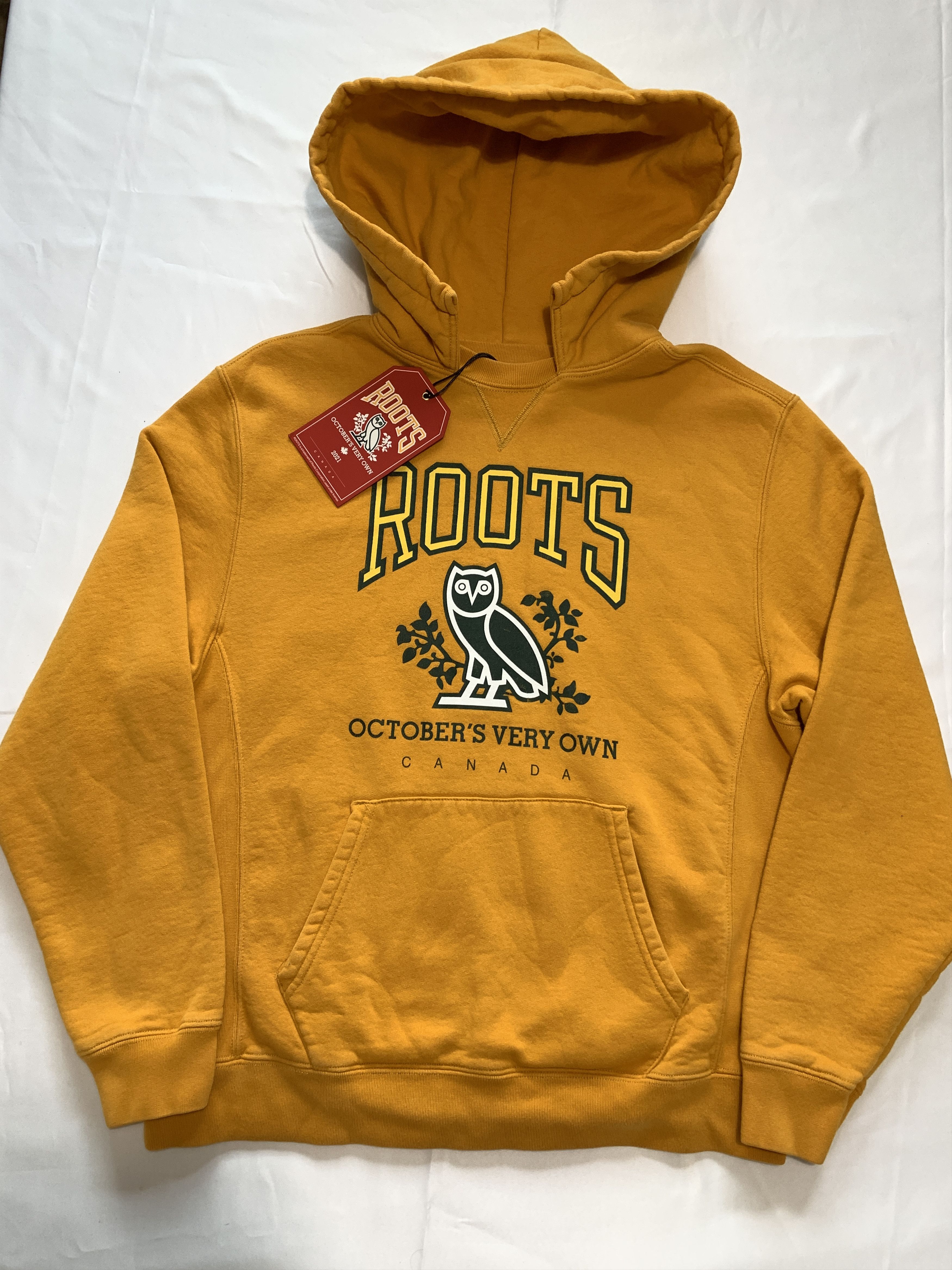 October S Very Own X Roots Ovo X Roots Heritage Hoodie Yellow 2021 T-Shirts, Sweatshirt | PodTeesHub.com