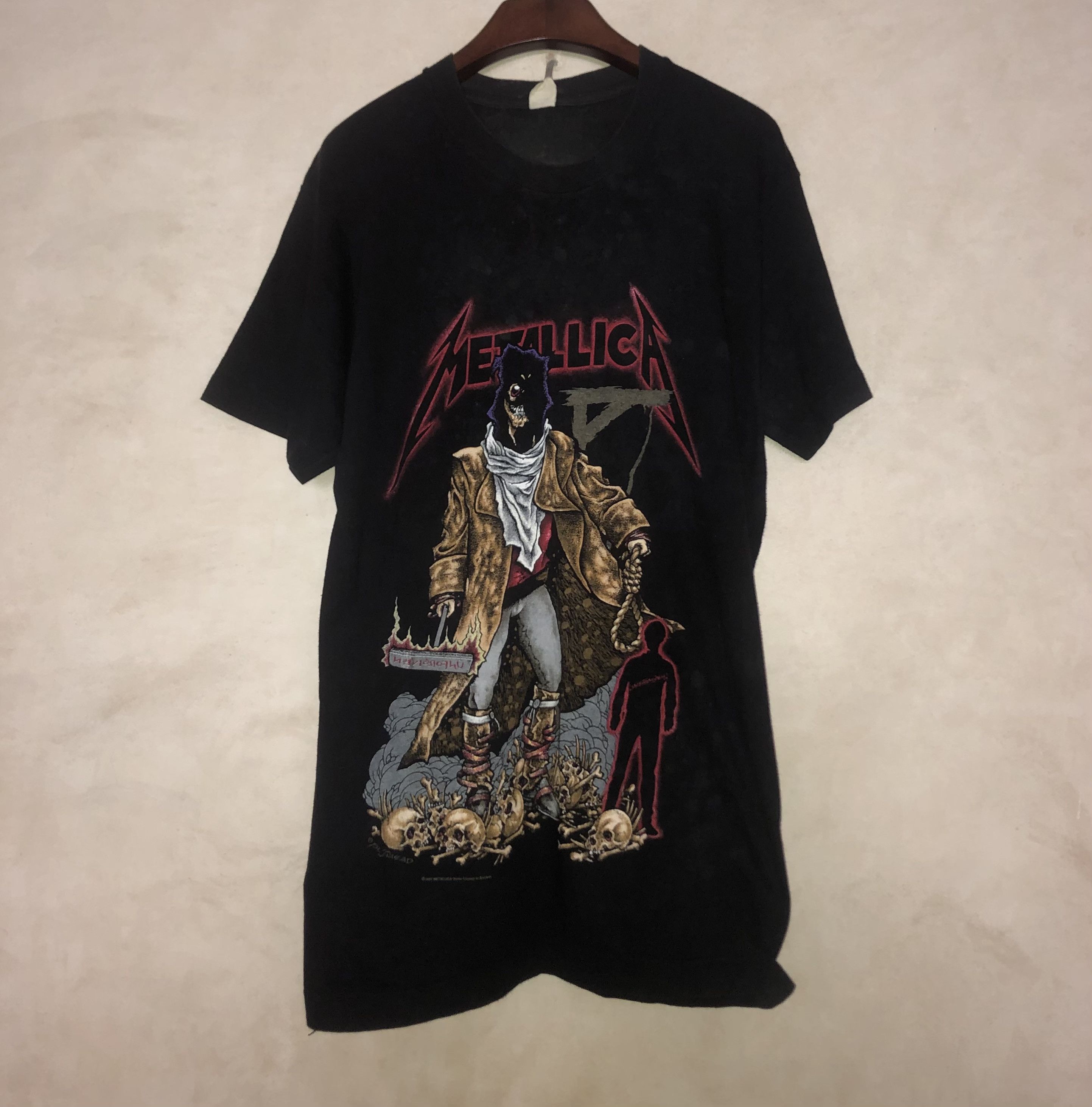 Metallica X Vintage 1992 Metallica The Unforgiven Promo Tee Hoodie, Sweatshirt | PodTeesHub.com