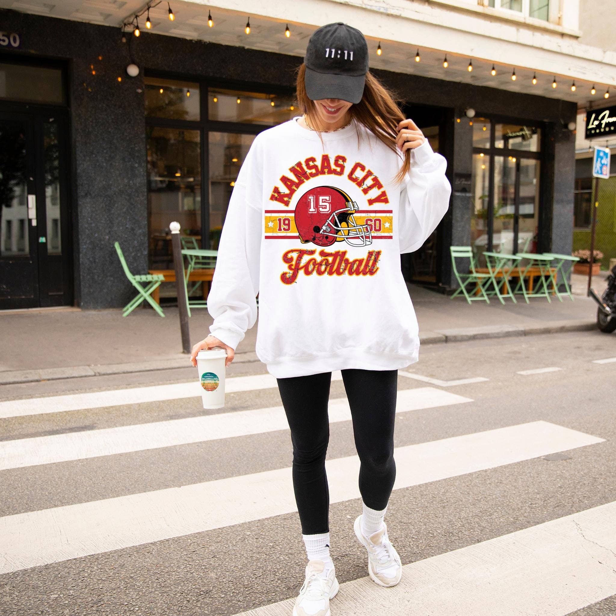 Vintage Kansas City Chiefs Sweatshirt Custom Game Day Shirt Hoodie | PodTeesHub.com