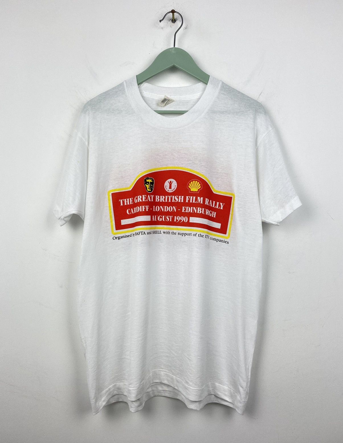 Vintage The Great British Film Rally 1990 T Shirt Tee F1 Hoodie, Sweatshirt | PodTeesHub.com