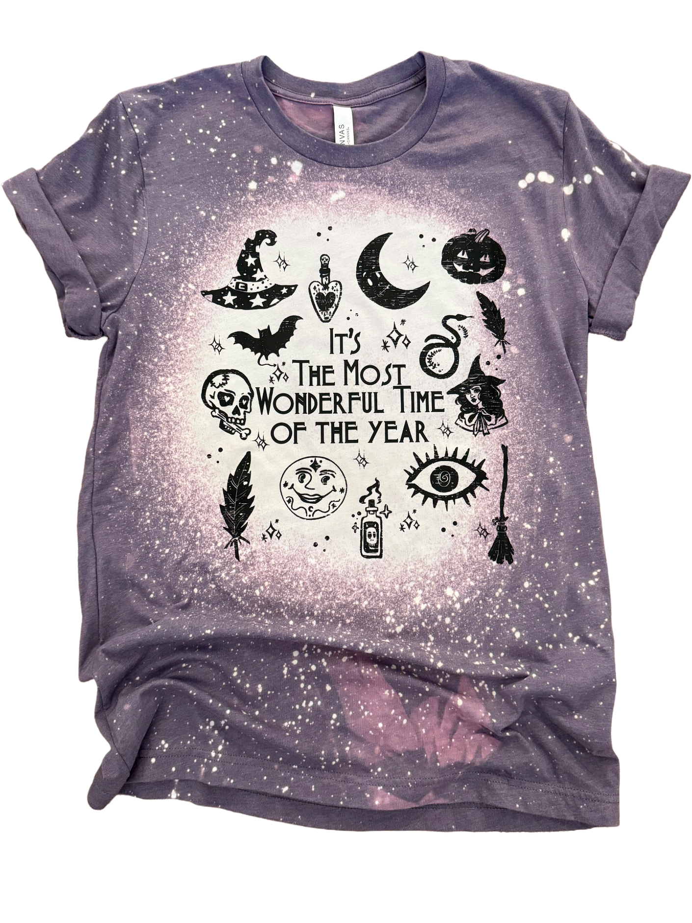 The Most Wonderful Time of Year Bleached Tee Hoodie, Sweatshirt | PodTeesHub.com