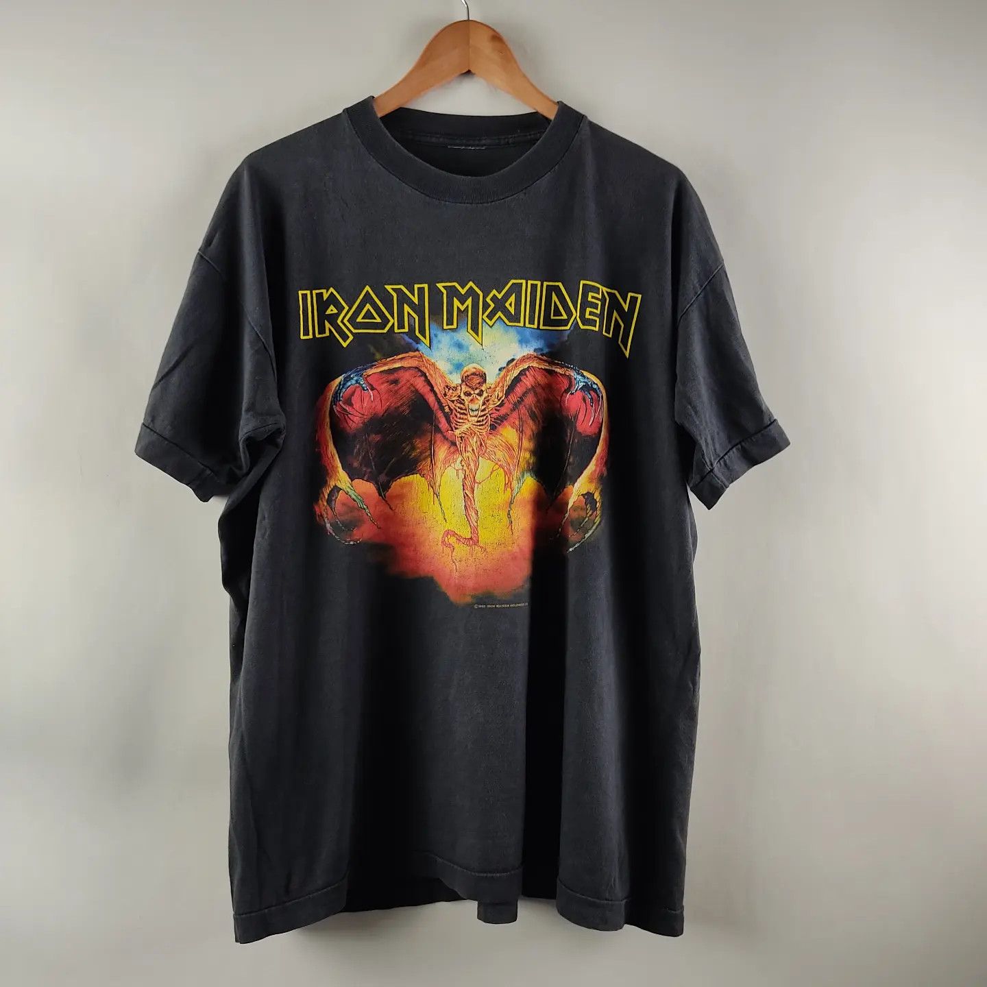 Iron Maiden X Vintage 1992 Iron Maiden Fear Of The Dark World Tour T-Shirts, Hoodie, Sweatshirt | PodTeesHub.com