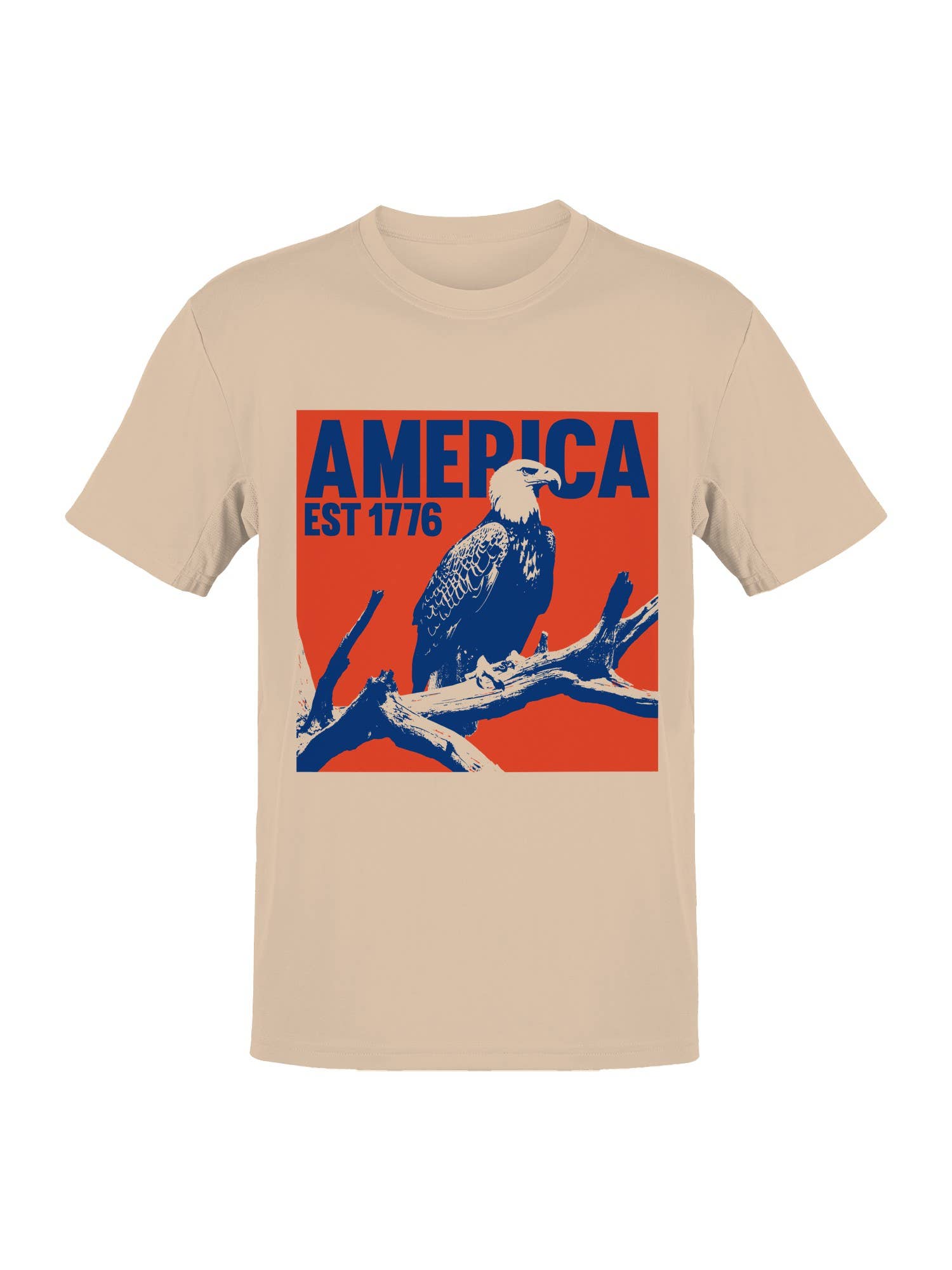 America Eagle Design Est 1776 Men's T-Shirt Hoodie, Sweatshirt | PodTeesHub.com