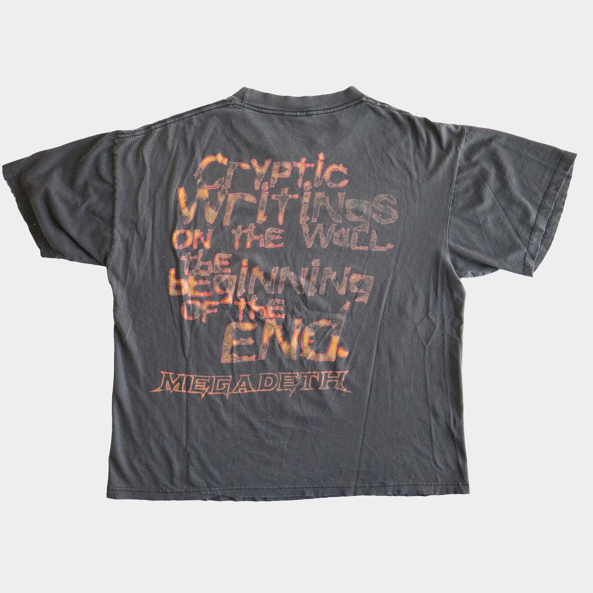 Megadeth X Vintage 1997 Megadeth Chaos Comics Cryptic Writings T Shirt Hoodie, Sweatshirt | PodTeesHub.com