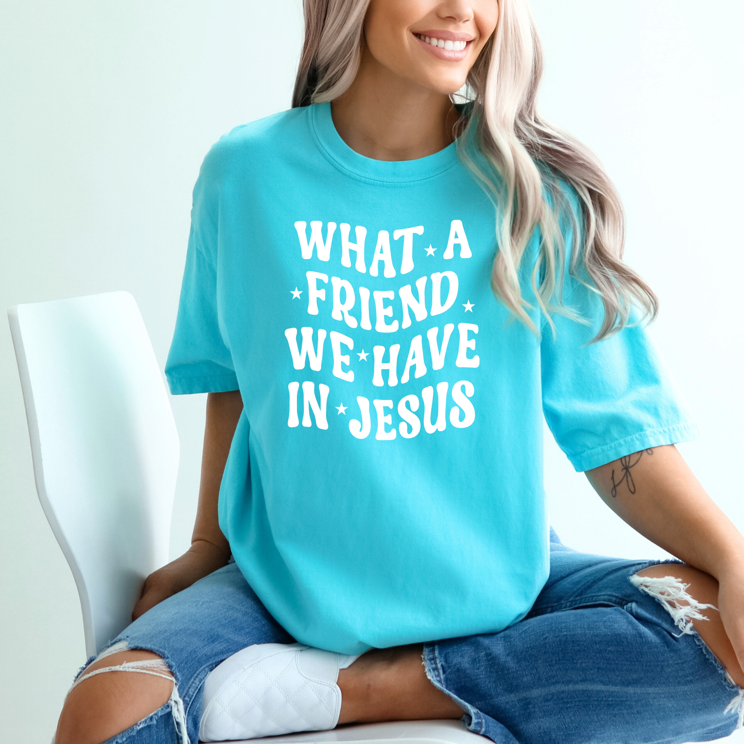What A Friend We Have in Jesus Christian Tee - Graphic Tee Hoodie, Sweatshirt | PodTeesHub.com