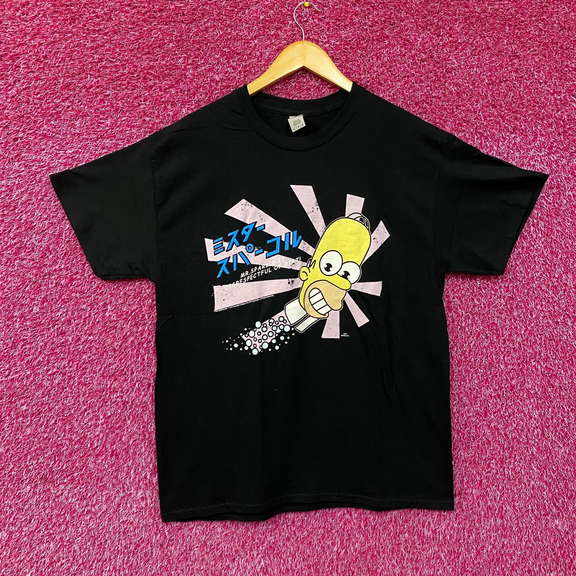 The Simpsons Homers Japanese Promo Mr Sparkles The Simpsons Cartoon Tee L Hoodie, Sweatshirt | PodTeesHub.com