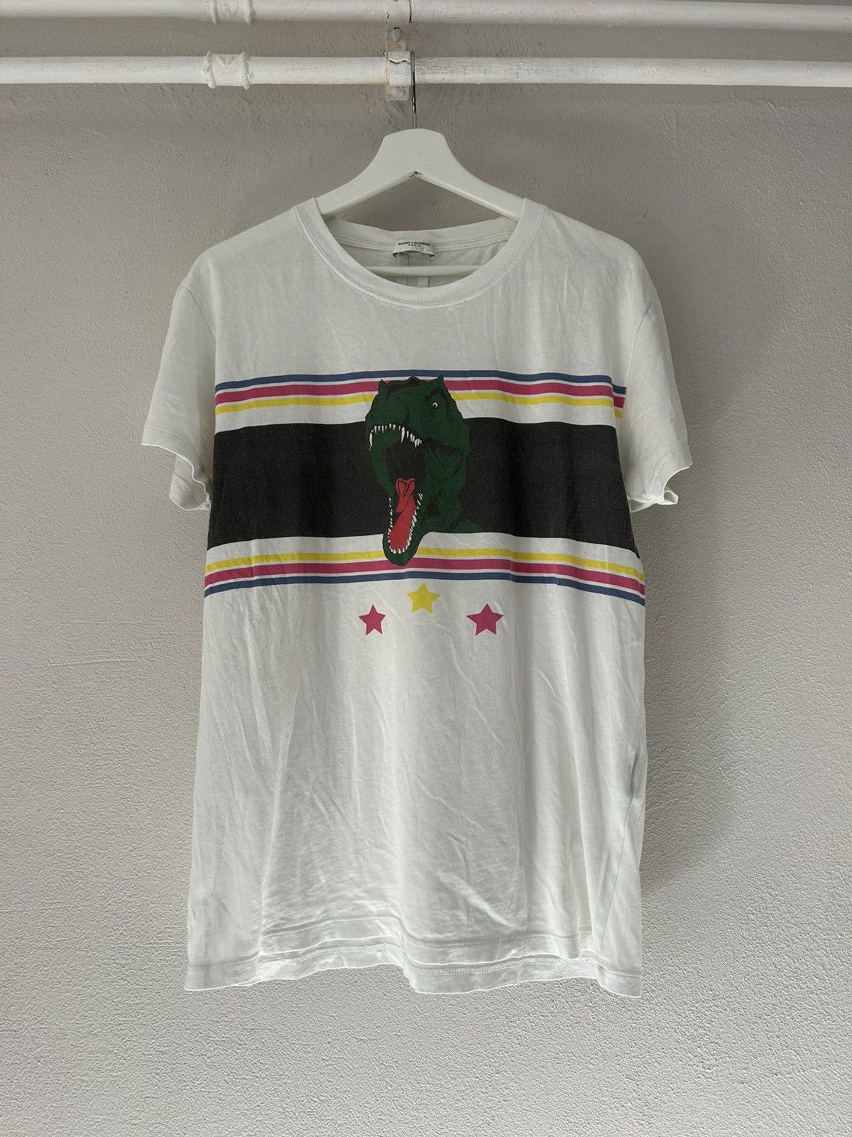 Laurent Paris Saint Laurent Dinosaur Graphic Tee Hoodie, Sweatshirt | PodTeesHub.com
