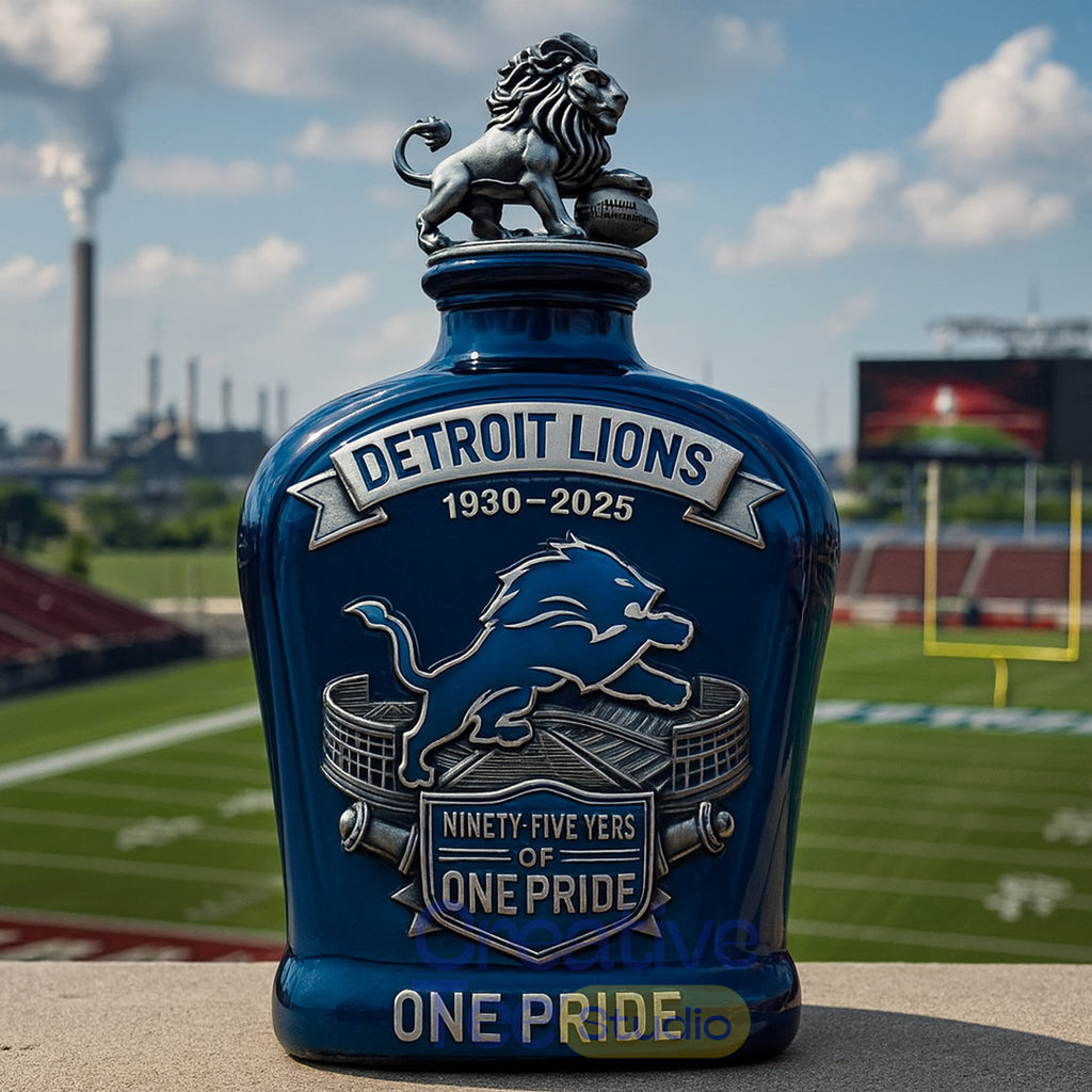 Detroit Lions 95th Anniversary Collector Decanter