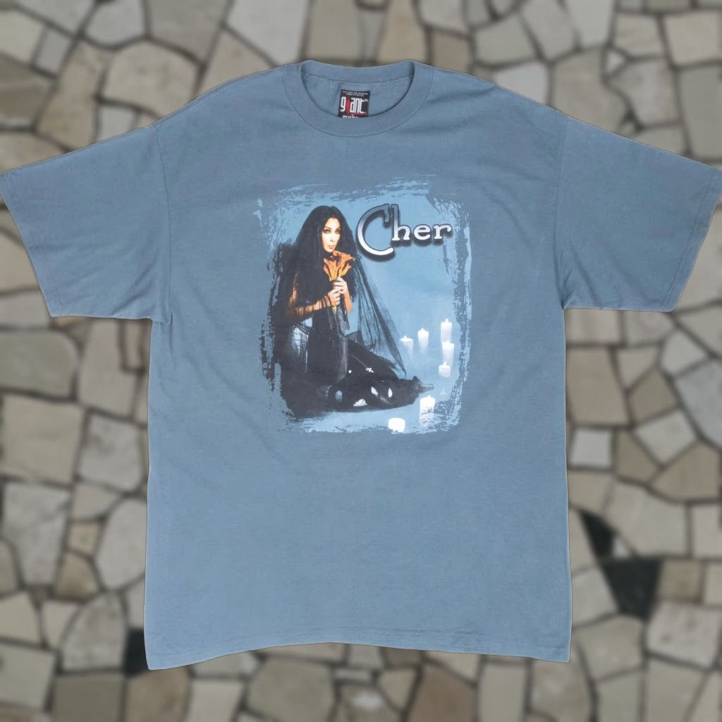 Vintage Cher Do You Believe 1990s Tee Shirt Xl Xlarge Unisex Black 100 Cotton Giant Concert Hoodie, Sweatshirt