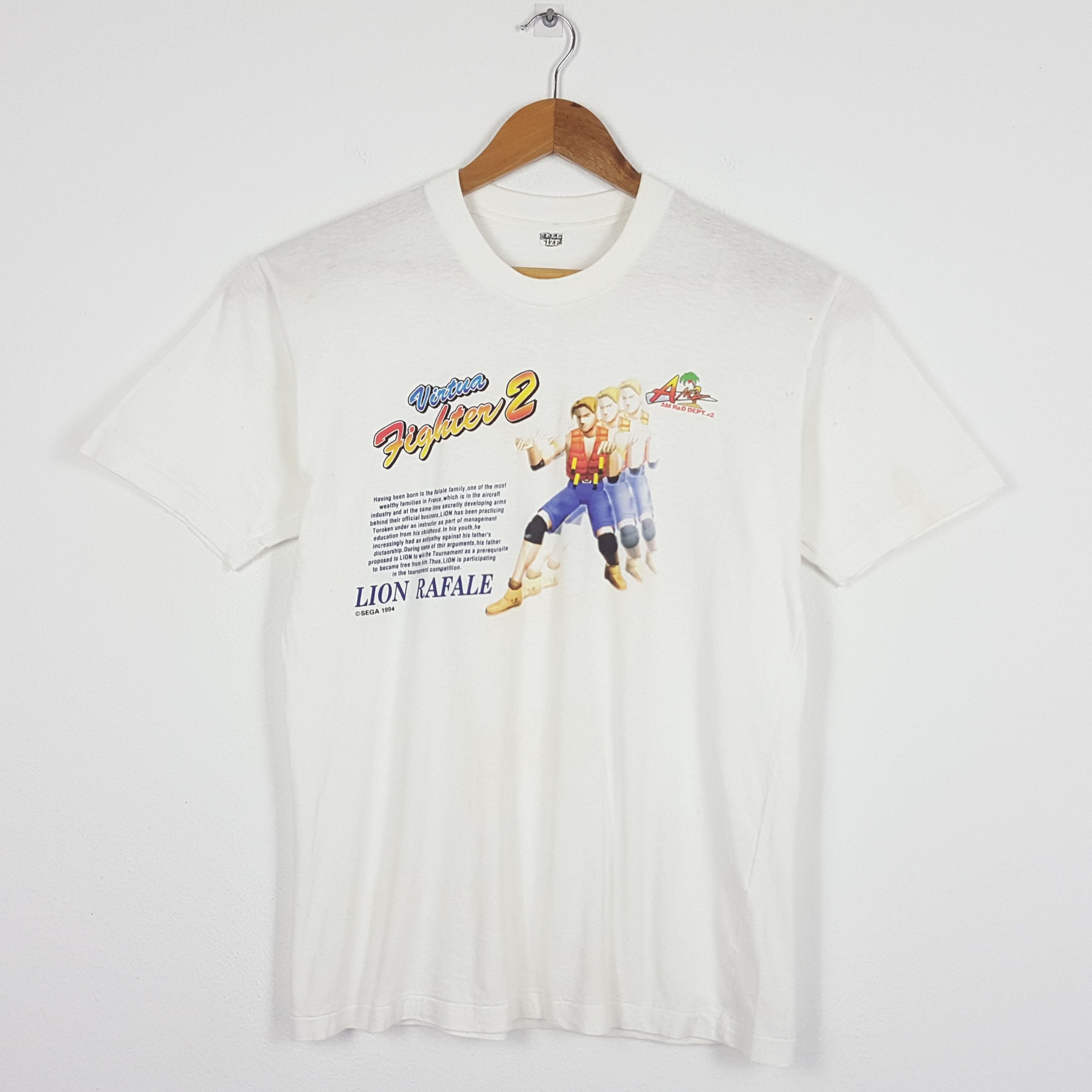 The Game X Vintage Vintage Virtual Fighter 2 Lion Rafale Video Game T Shirt Hoodie, Sweatshirt | PodTeesHub.com