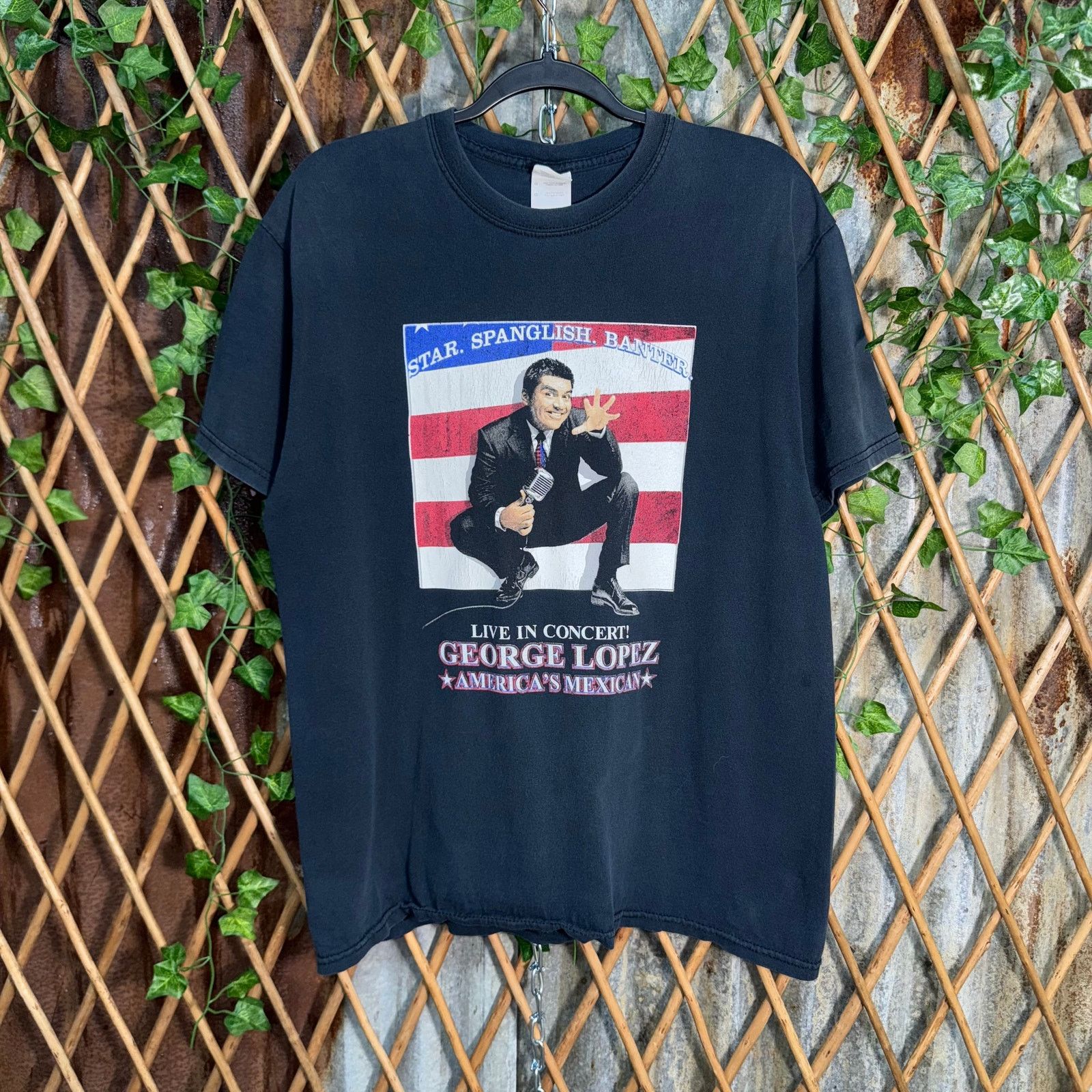 Gildan Vintage Y2k George Lopez Comedian Mexican 00s Funny T Shirt Hoodie, Sweatshirt | PodTeesHub.com