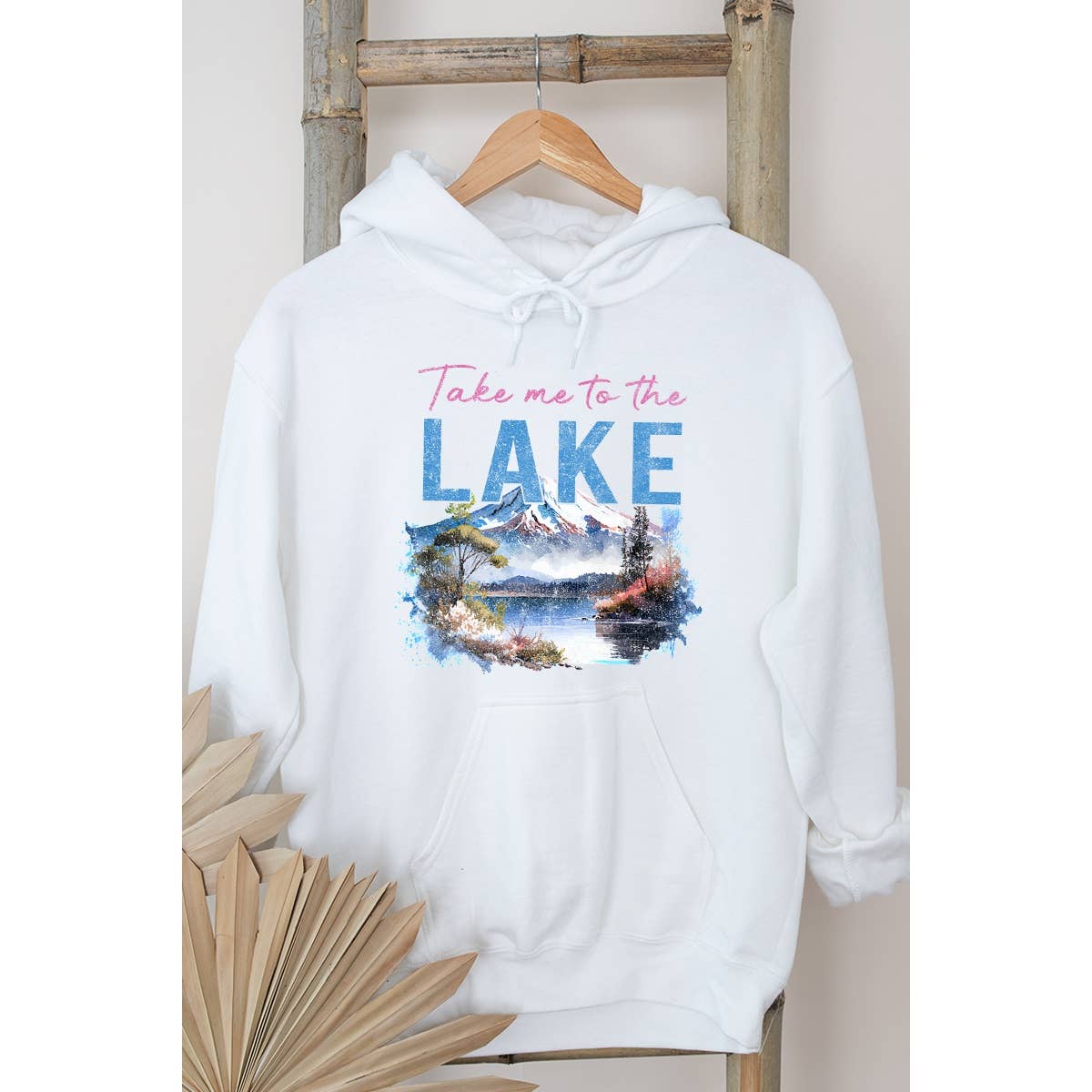 Take Me To the Lake Vintage Graphic  Hoodie T-Shirts, Sweatshirt | PodTeesHub.com
