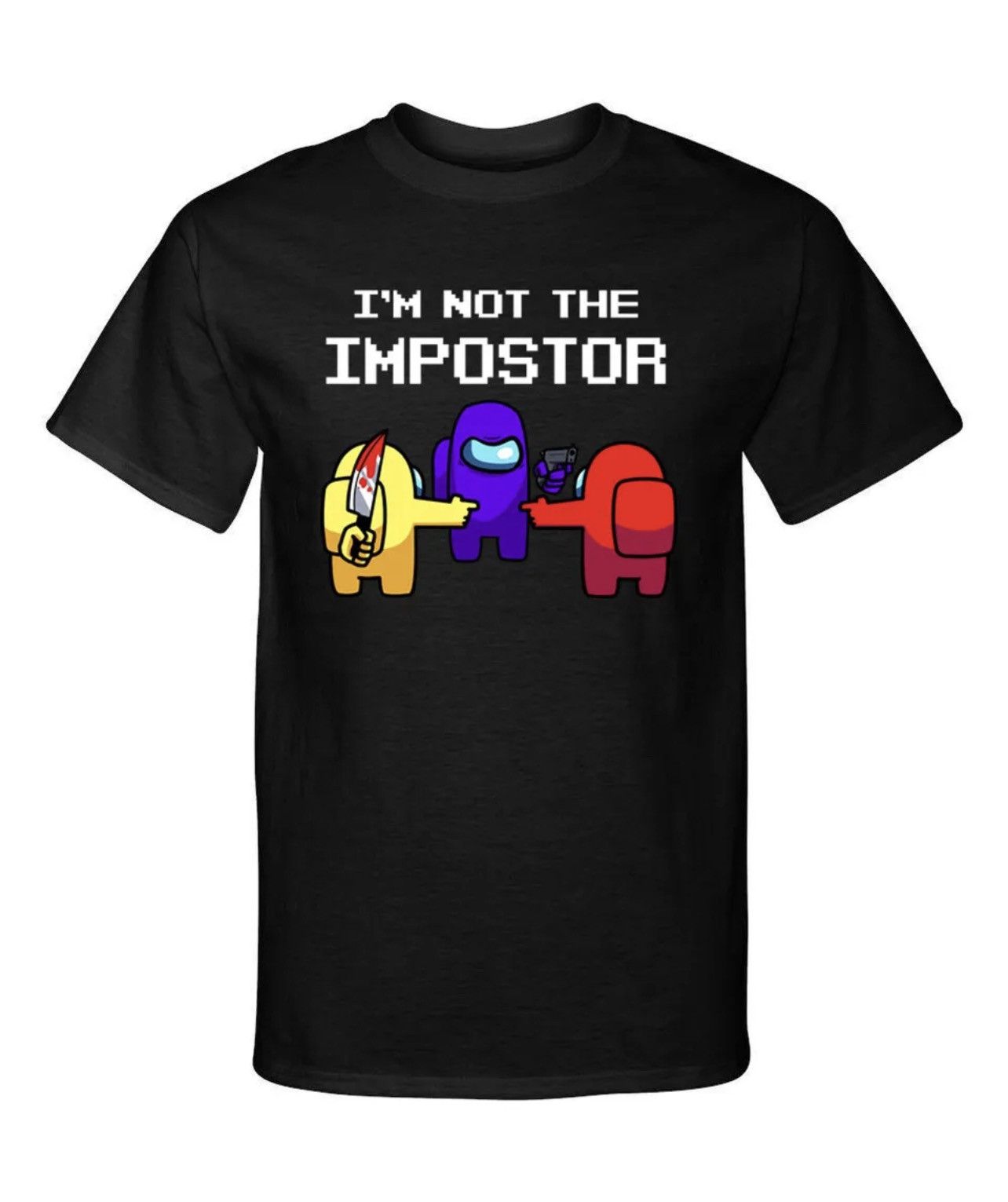 Other Im Not The Impostor Among Us Gaming Graphic Fashion Shirt Hoodie, Sweatshirt | PodTeesHub.com