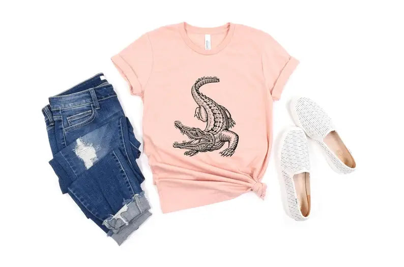 Crocodile Graphic T-Shirt Hoodie, Sweatshirt | PodTeesHub.com