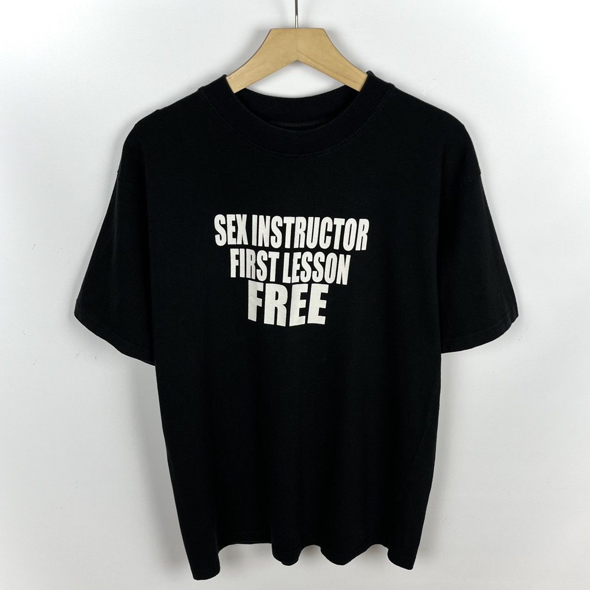 Vintage Sex Instructor Humor Y2k Graphic Tee 90 S Hoodie, Sweatshirt | PodTeesHub.com