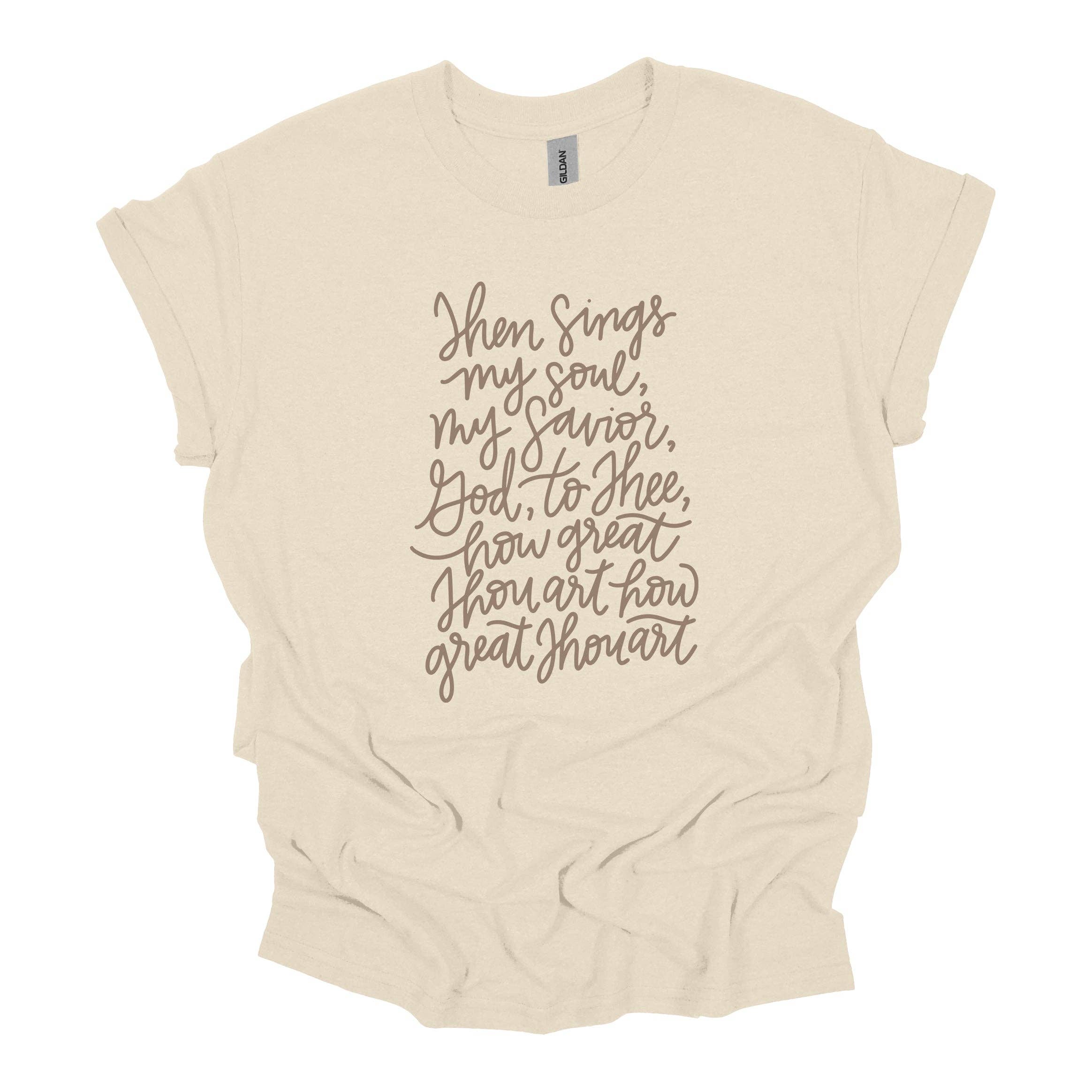 How Great Thou Art By Brooke Nicole Designs Tee Hoodie, Sweatshirt | PodTeesHub.com