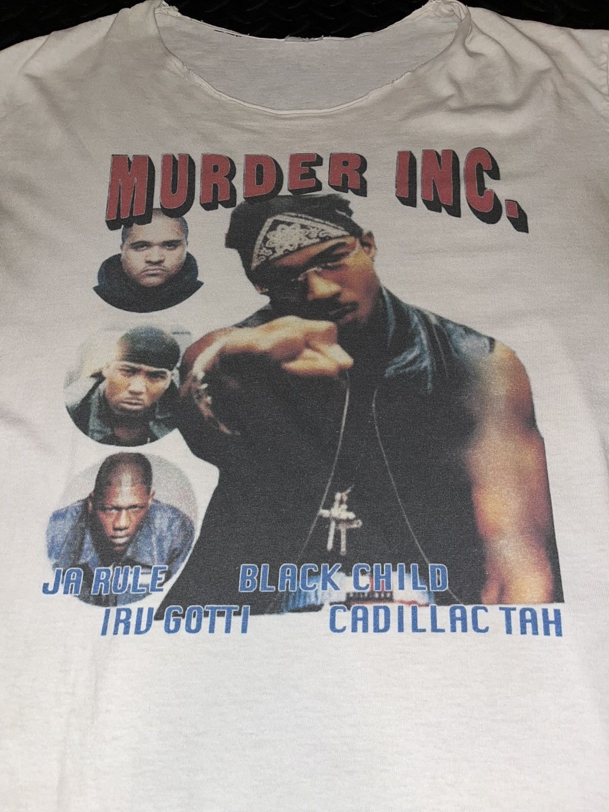 Vintage Murder Inc X G Unit Rap Tee Size L Hoodie, Sweatshirt | PodTeesHub.com