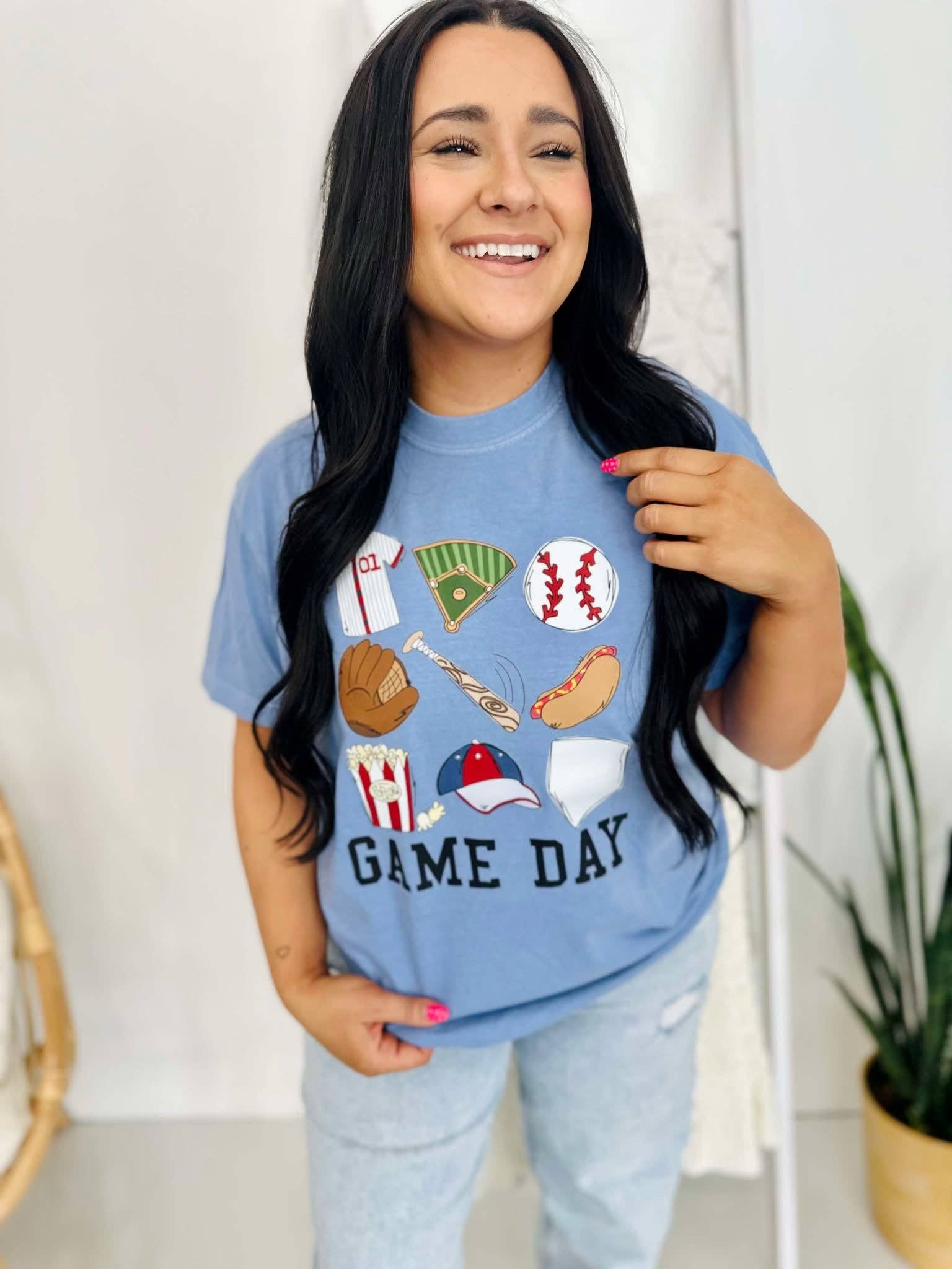 Game Day Baseball Things Collage Dtf Tee Hoodie, Sweatshirt | PodTeesHub.com