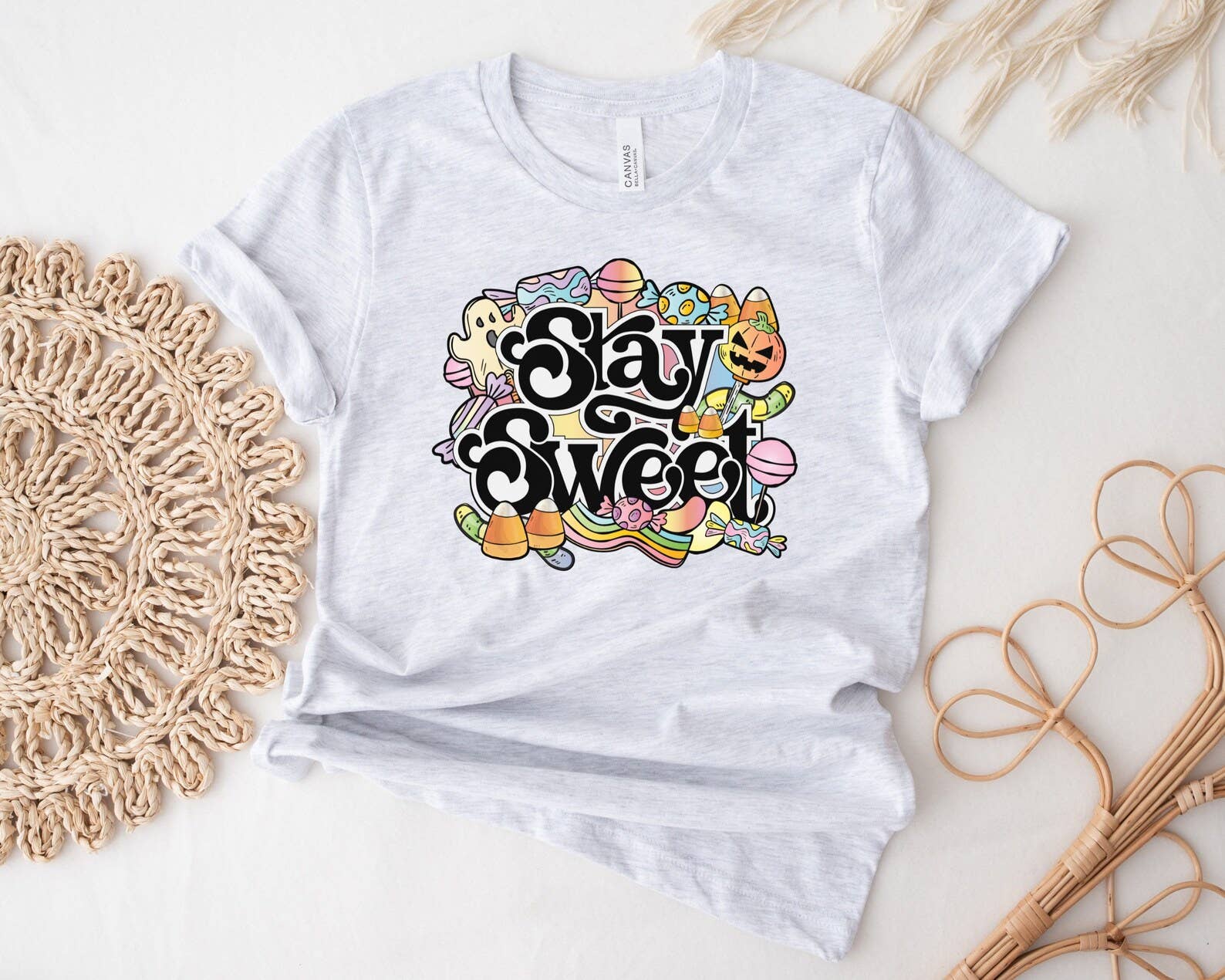 Stay Sweet Halloween Candy T-Shirt Hoodie, Sweatshirt | PodTeesHub.com