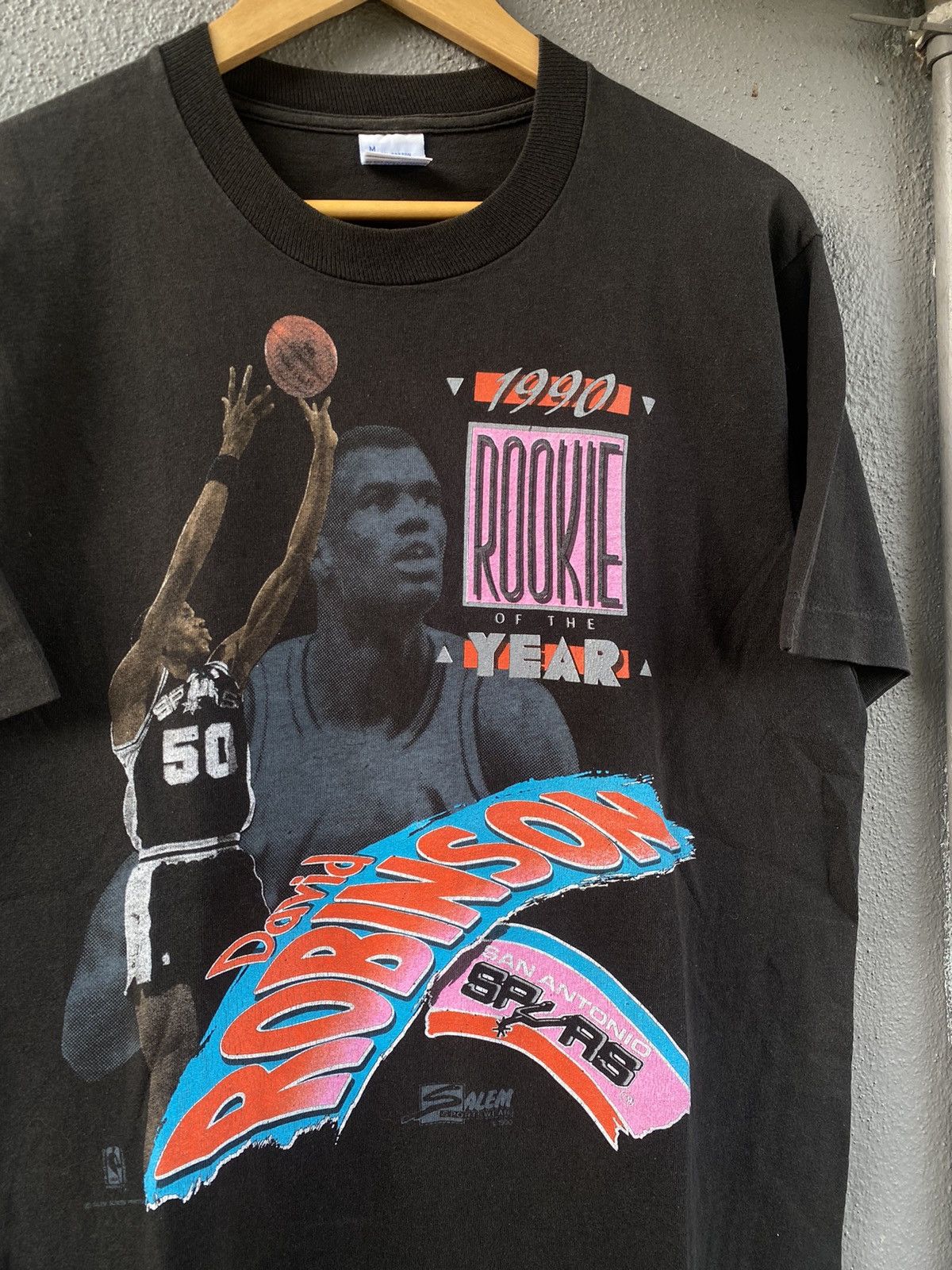 Rap Tees X Vintage Vintage Rookie David Robinson Nba Raptee Salem Sportwear Hoodie, Sweatshirt | PodTeesHub.com