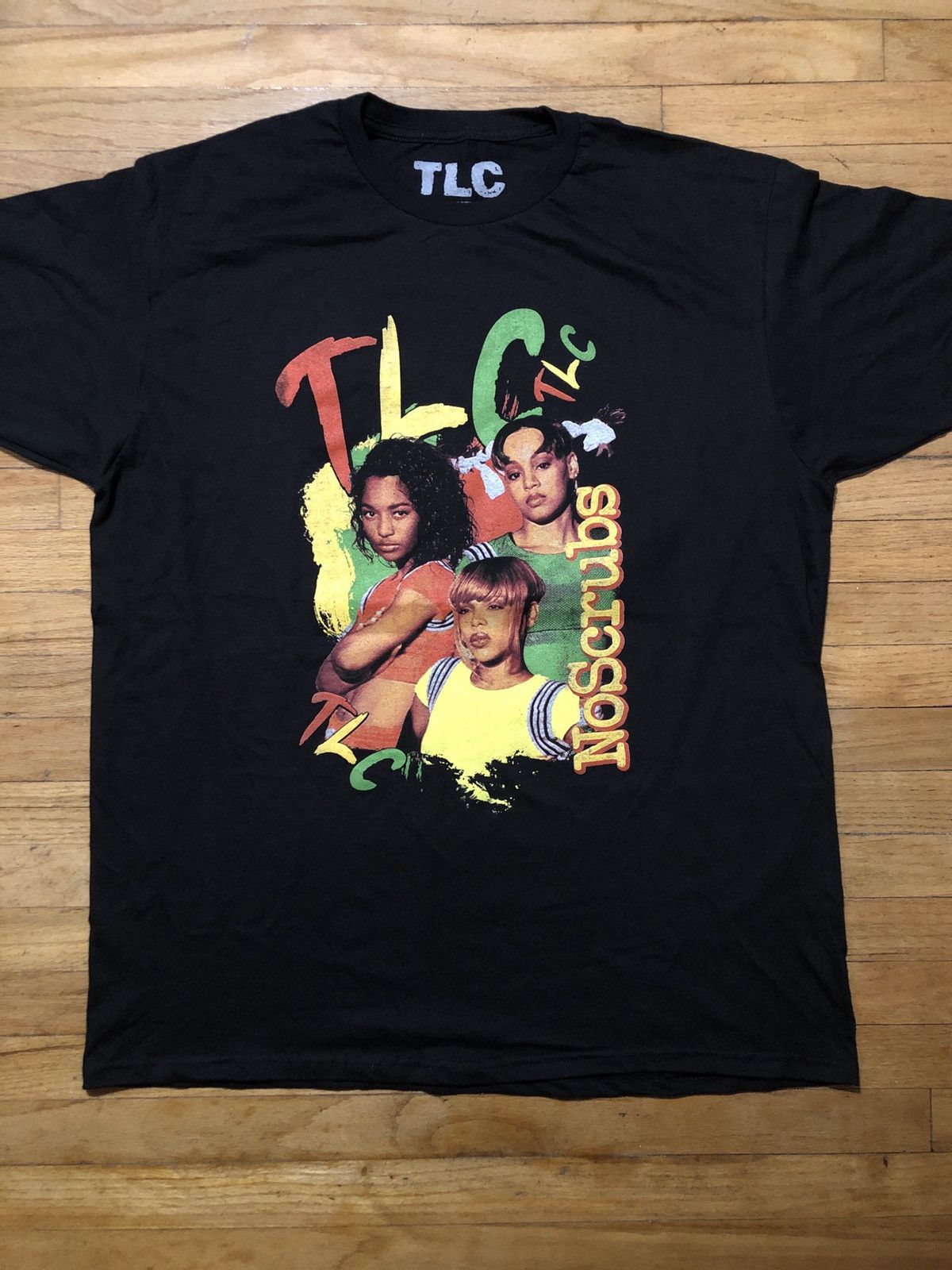 Rap Tees Tlc No Scrubs Black Tee Size Xs Hoodie, Sweatshirt | PodTeesHub.com