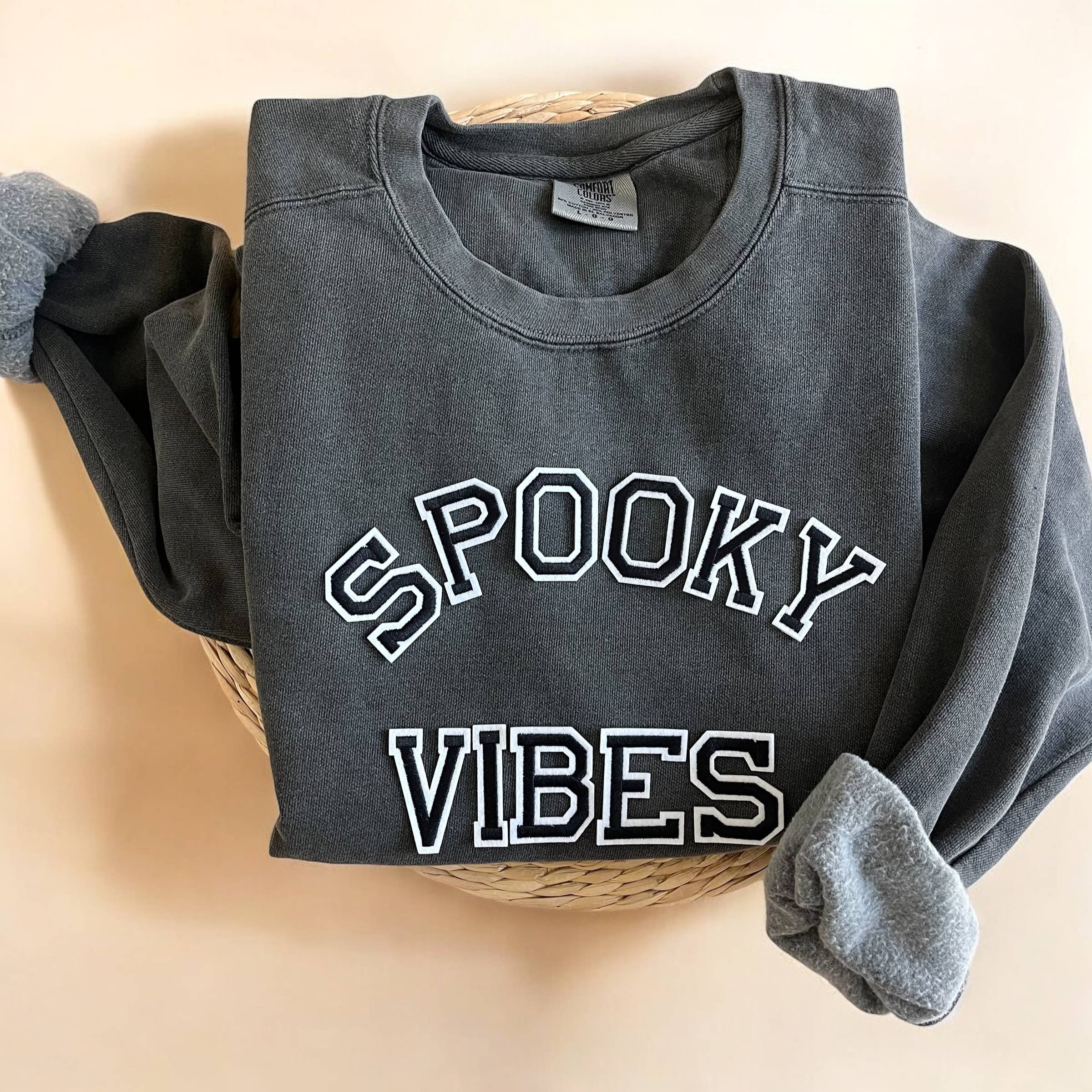 Comfort Colors® Spooky Season Halloween Sweatshirt T-Shirts, Hoodie | PodTeesHub.com