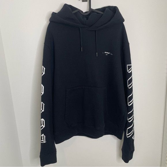 White Off White 3d Marker Arrows Hoodie 2018 Black Xl T-Shirts, Sweatshirt | PodTeesHub.com