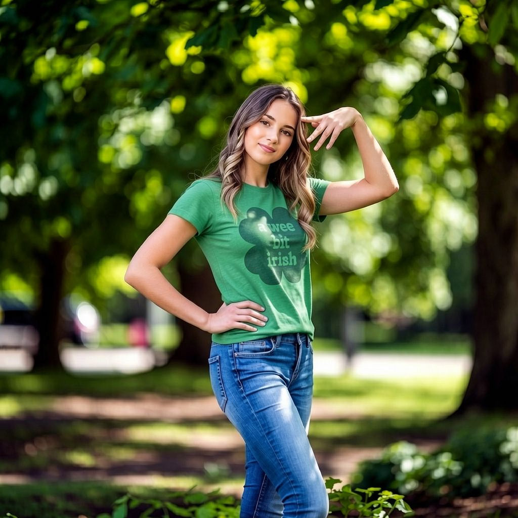 A Wee Bit Irish Women's T Shirt