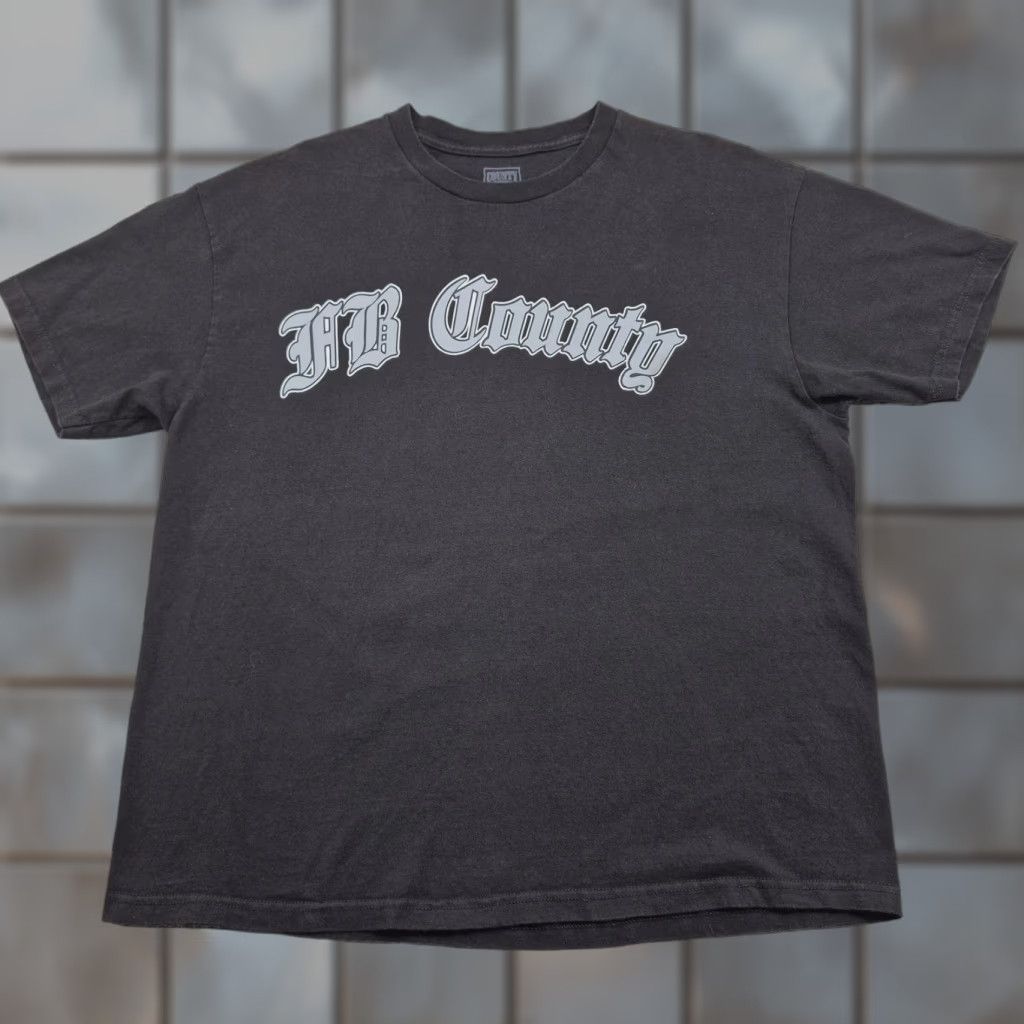 Vintage Fb County Shirt Xl Black Old English Logo Gothic Streetwear Shirt Xl B T-Shirts, Hoodie, Sweatshirt