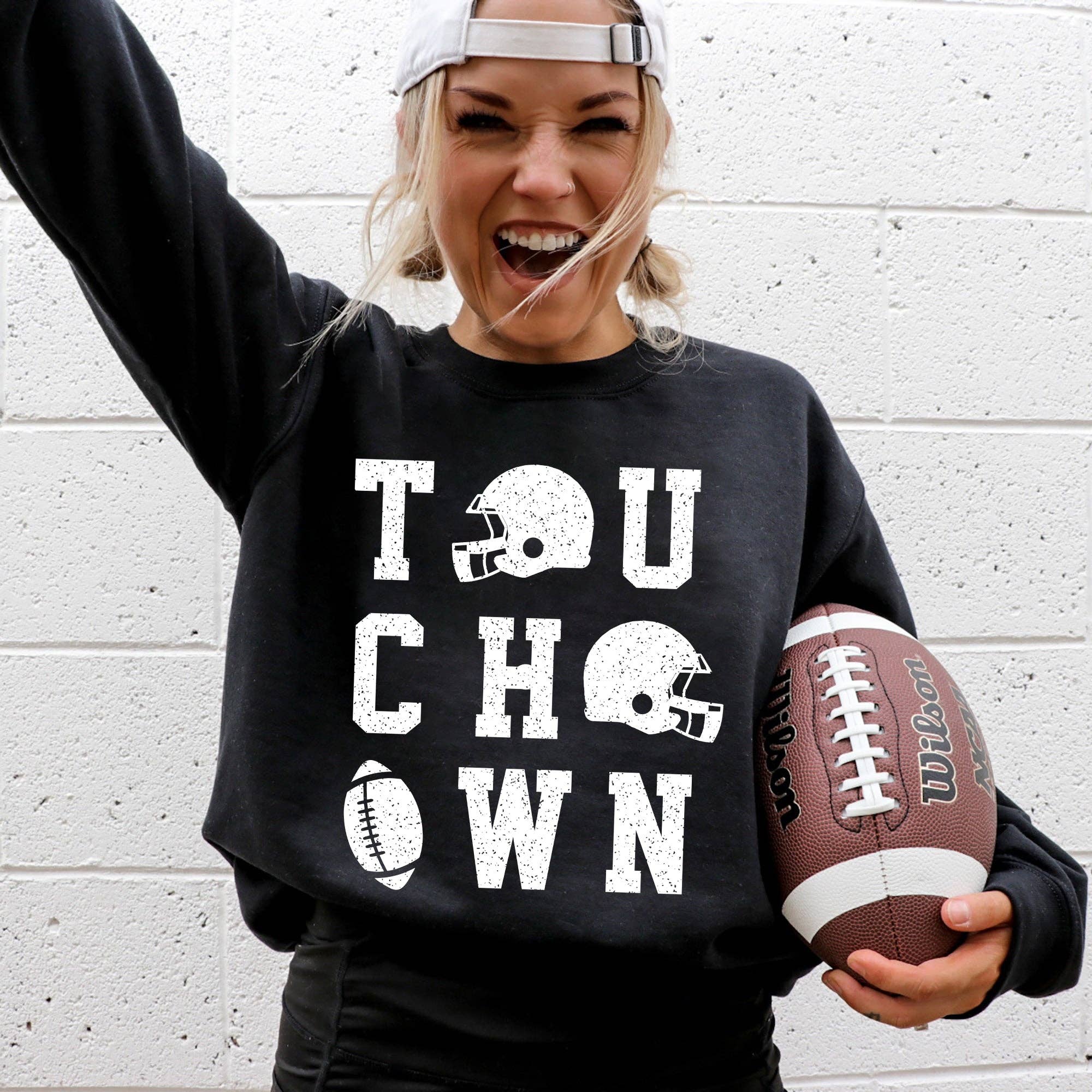 Touchdown, Helmet, Football, Sports, Game Day Sweatshirt T-Shirts, Hoodie | PodTeesHub.com