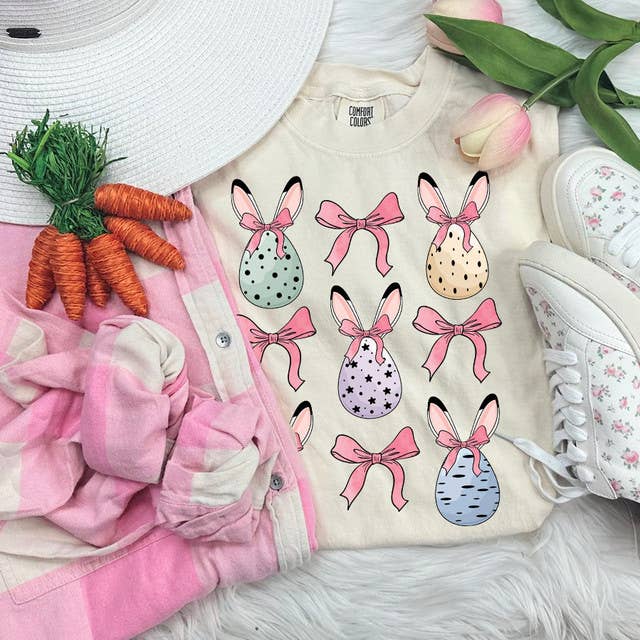 Eggs and Bows Tee Hoodie, Sweatshirt | PodTeesHub.com