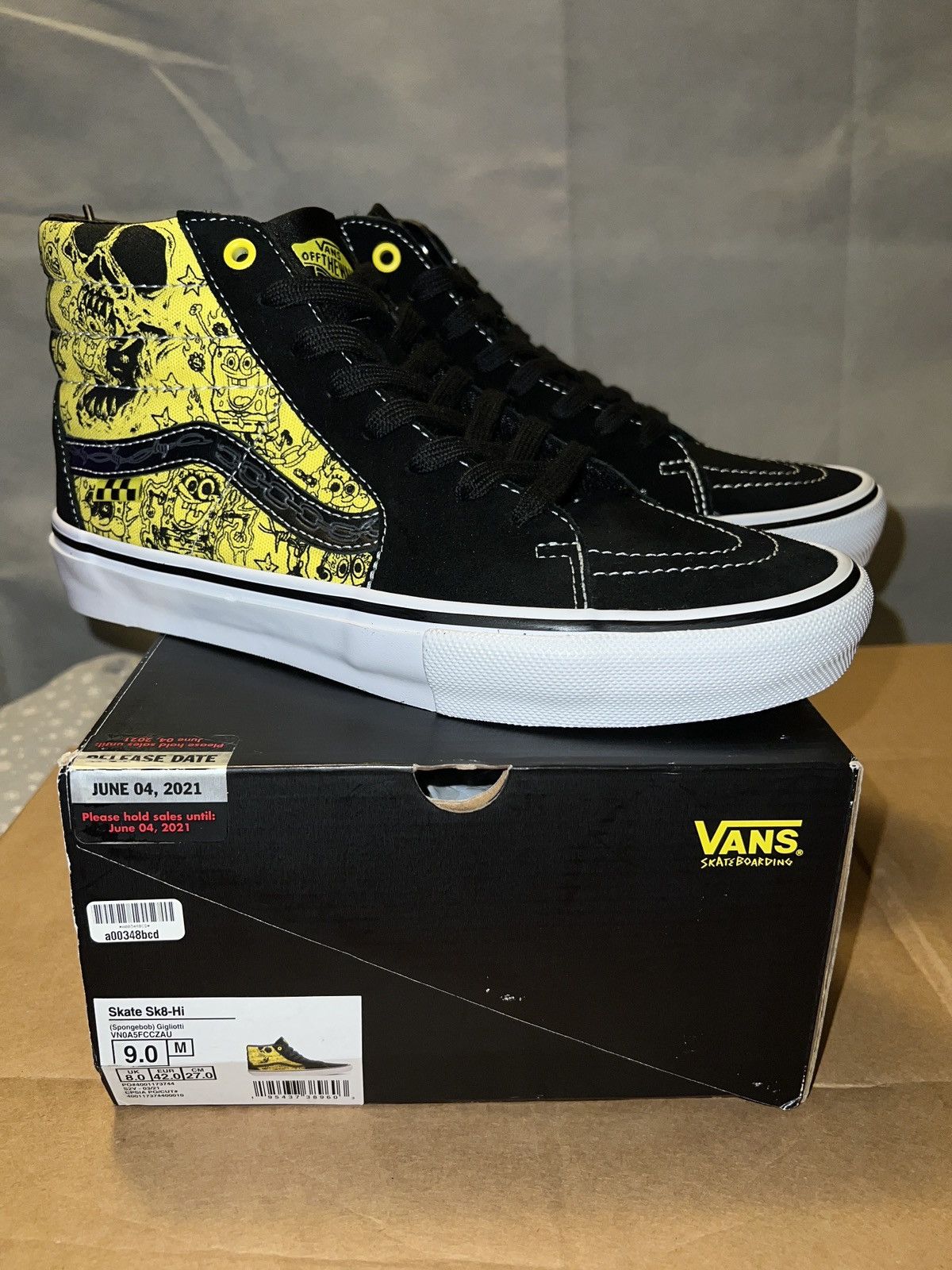 Vans Sk8 Hi Spongebob Gigliotti T-Shirts, Hoodie, Sweatshirt | PodTeesHub.com