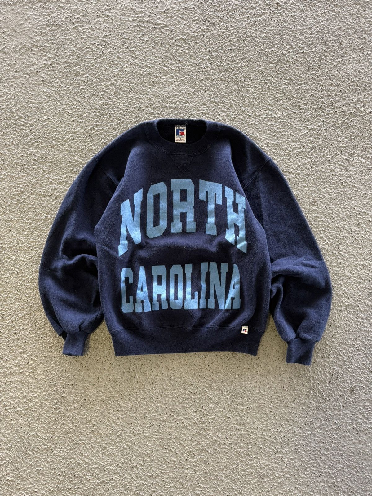 Russell Athletic 90s North Carolina Tarheels Navy Russell Athletic Sweatshirt T-Shirts, Hoodie | PodTeesHub.com