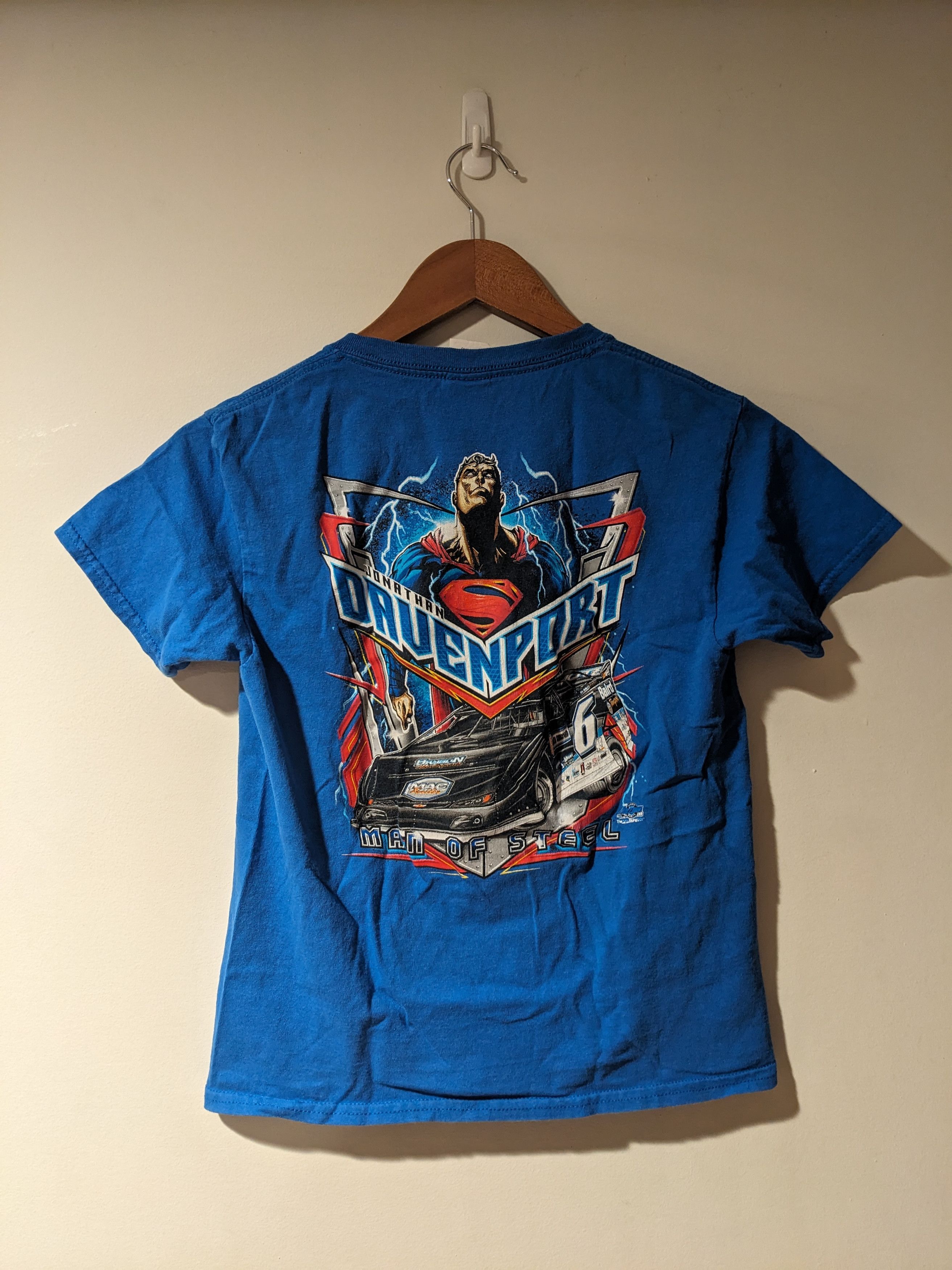 Vintage 2010 S Super Man Nascar Chase Youth Small T Shirt Hoodie, Sweatshirt | PodTeesHub.com