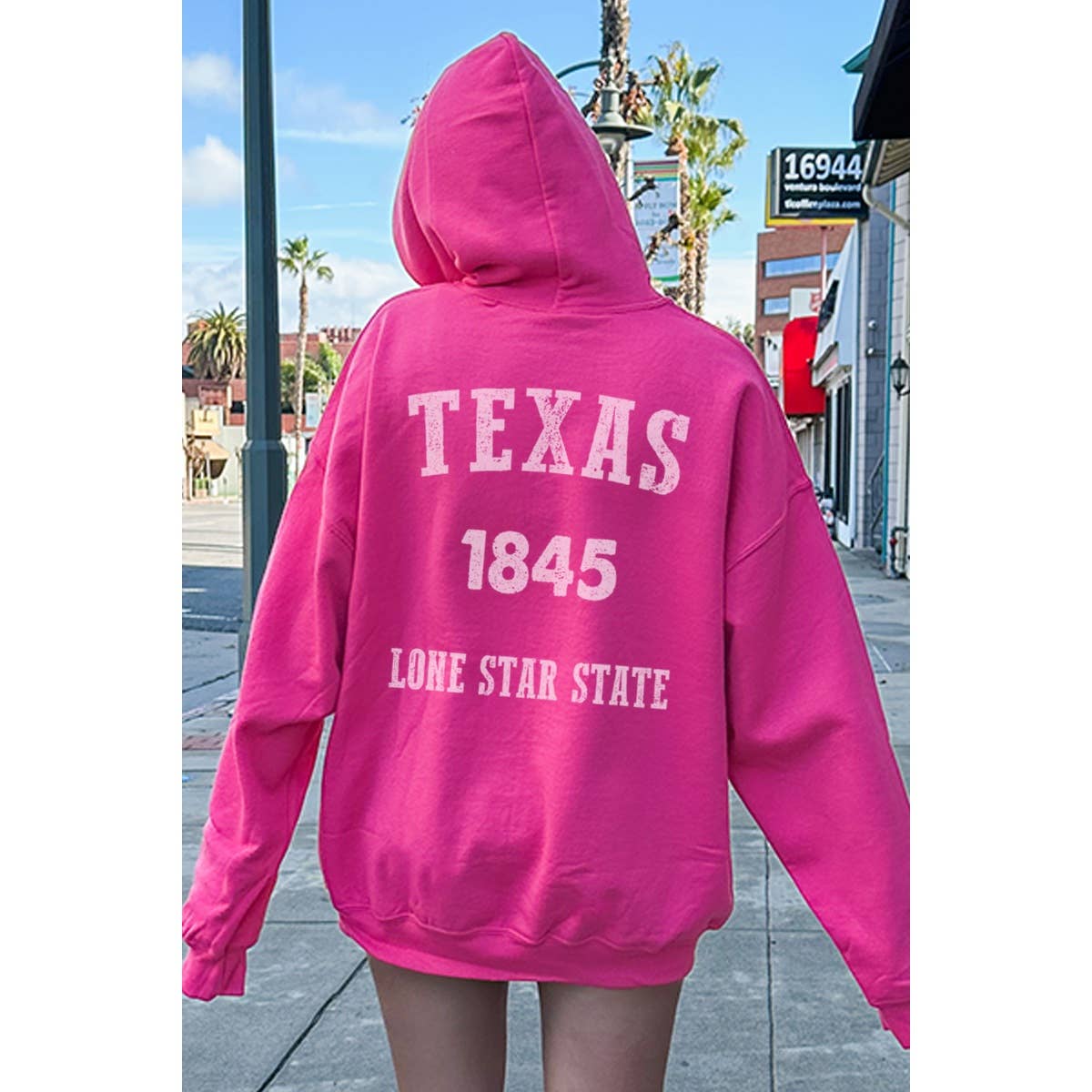 Texas Vintage Graphic Hoodie - Seamless Body T-Shirts, Sweatshirt | PodTeesHub.com