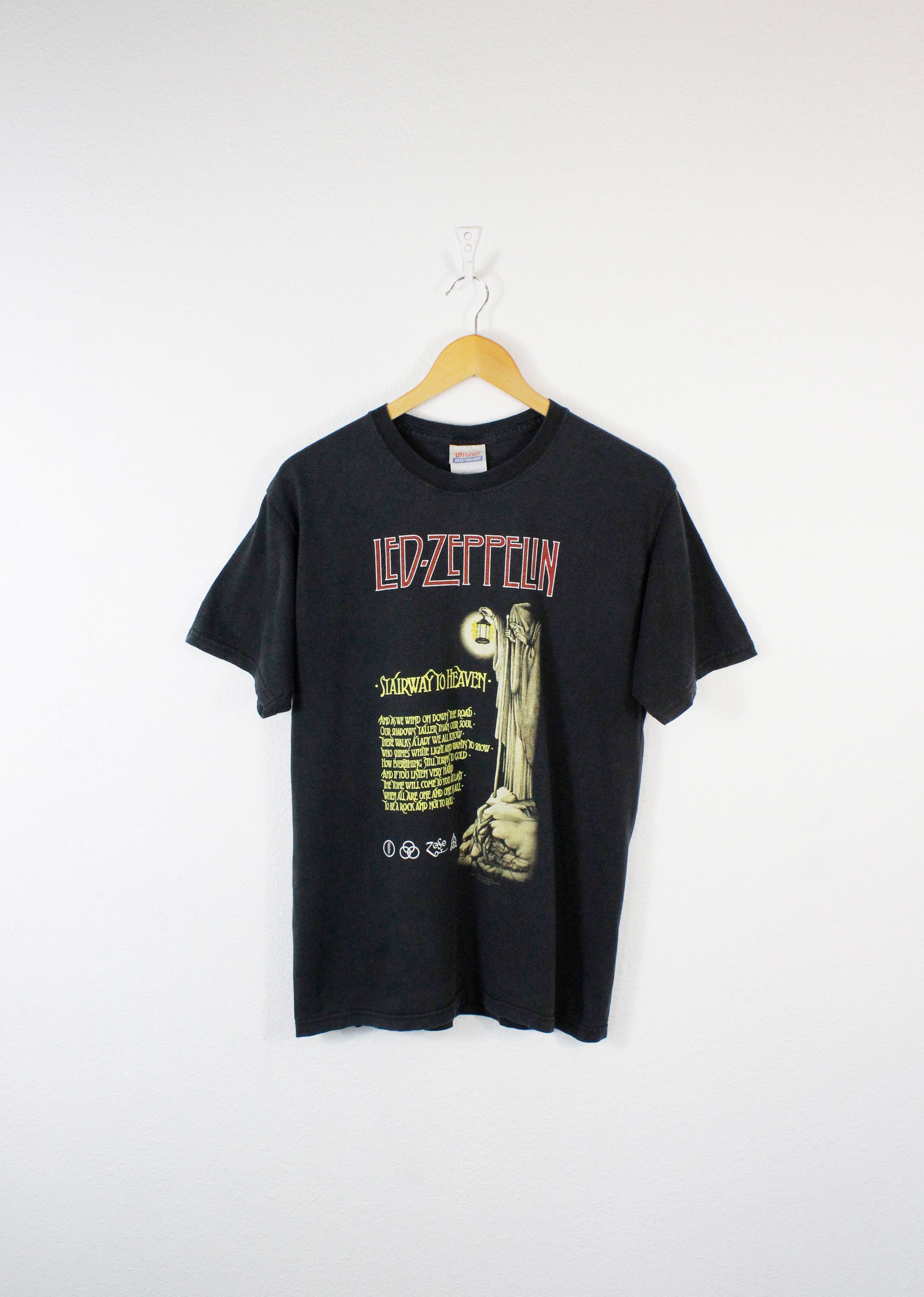 Led Zeppelin X Vintage Vintage Led Zeppelin 2005 Stairway To Heaven Tee T Shirt 00s Hoodie, Sweatshirt | PodTeesHub.com
