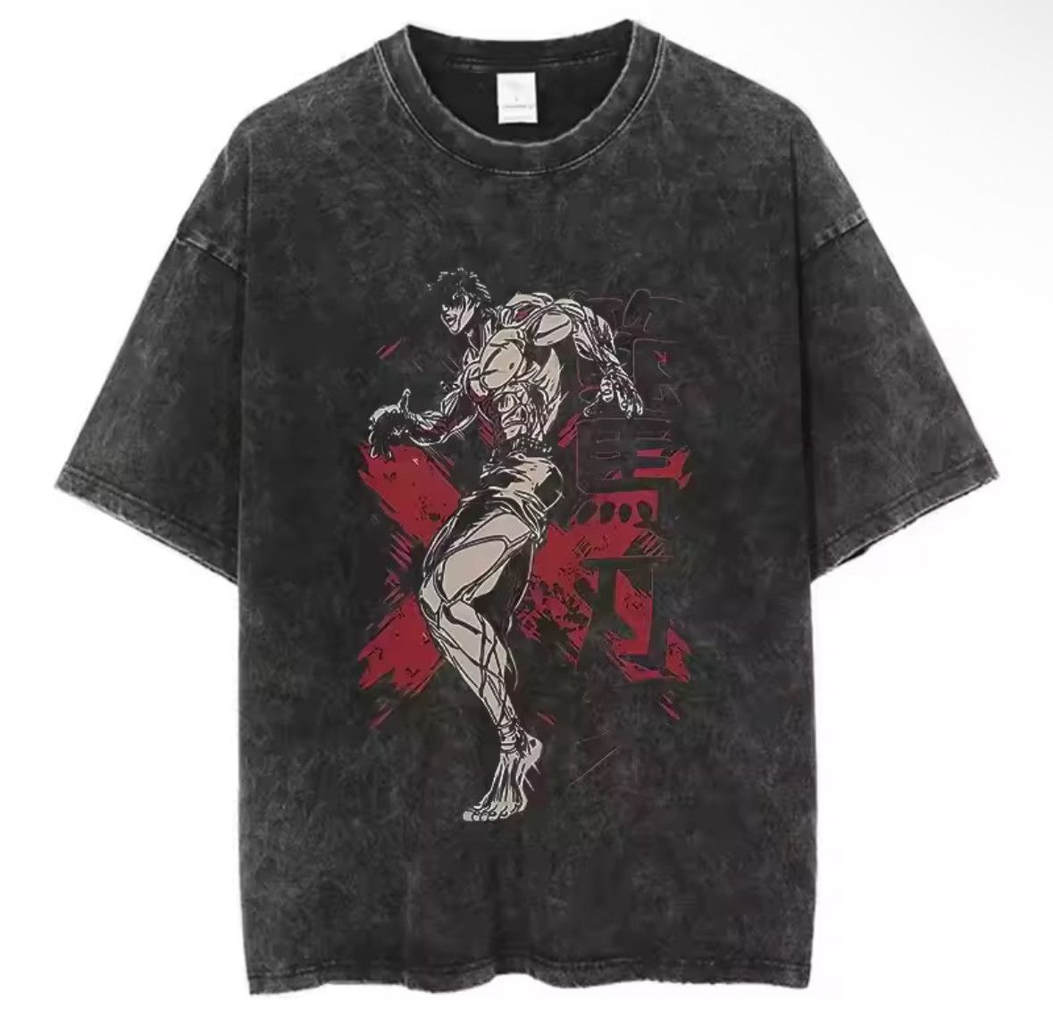 Other Vintage Retro Macho Man Fighter Print Acid Washed T Shirt Hoodie, Sweatshirt | PodTeesHub.com