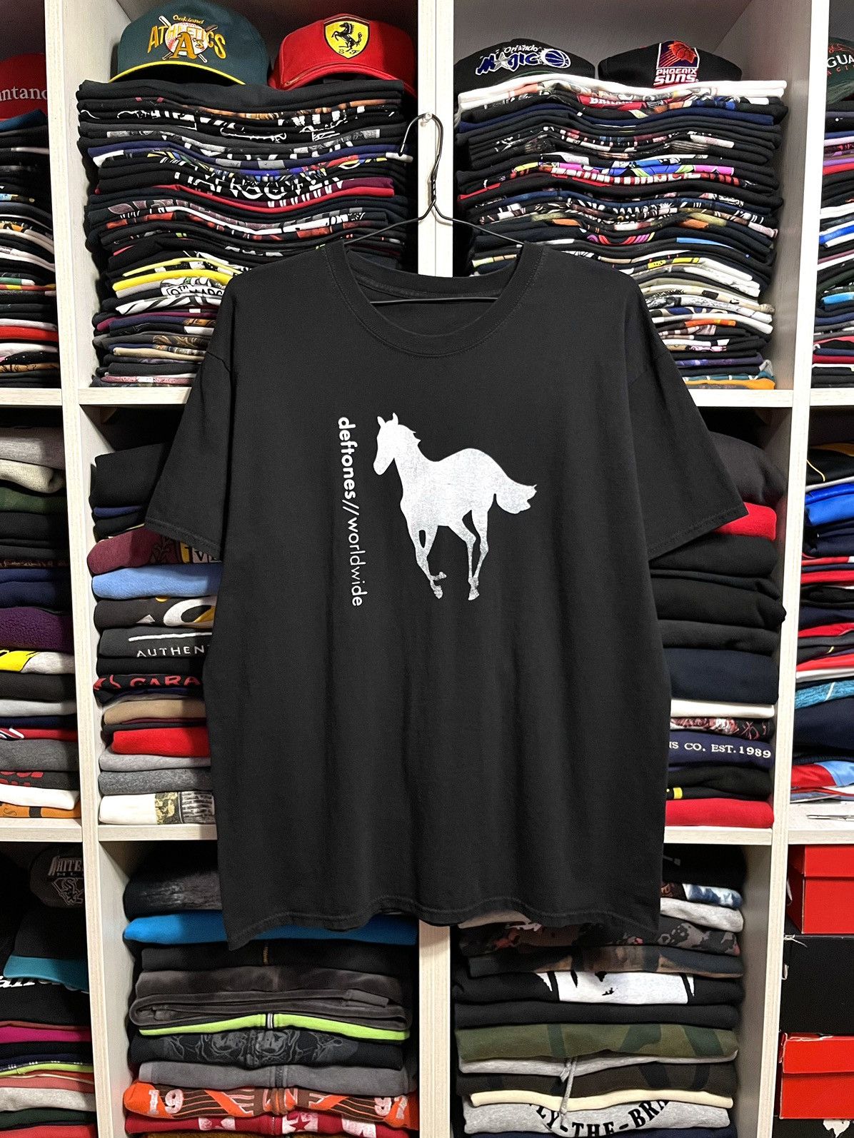 Band Tees Vintage Deftones White Pony Tour Metal Band T Shirt Hoodie, Sweatshirt | PodTeesHub.com