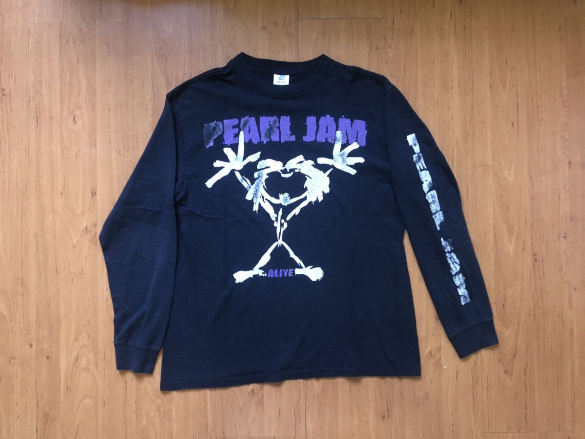 Vintage Pearl Jam Alive 1992 Vintage Long Sleeve Shirt Hoodie, Sweatshirt | PodTeesHub.com