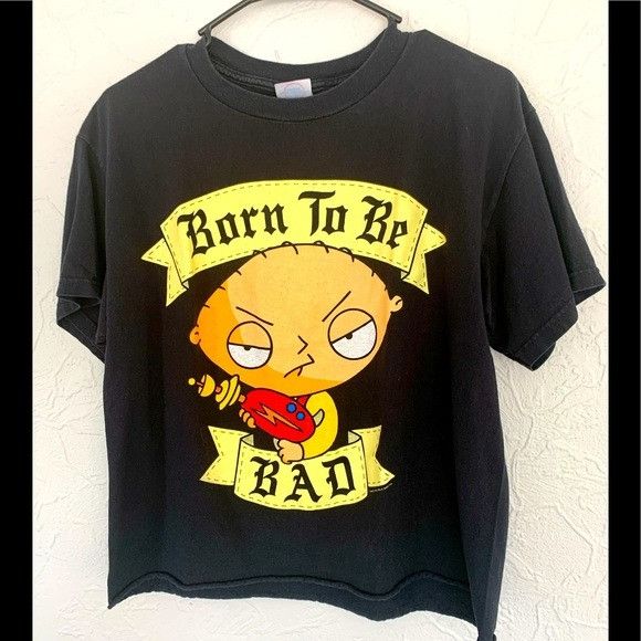 Mens Vintage Family Guy Stewie Shirt Size Medium Born To Hoodie, Sweatshirt | PodTeesHub.com
