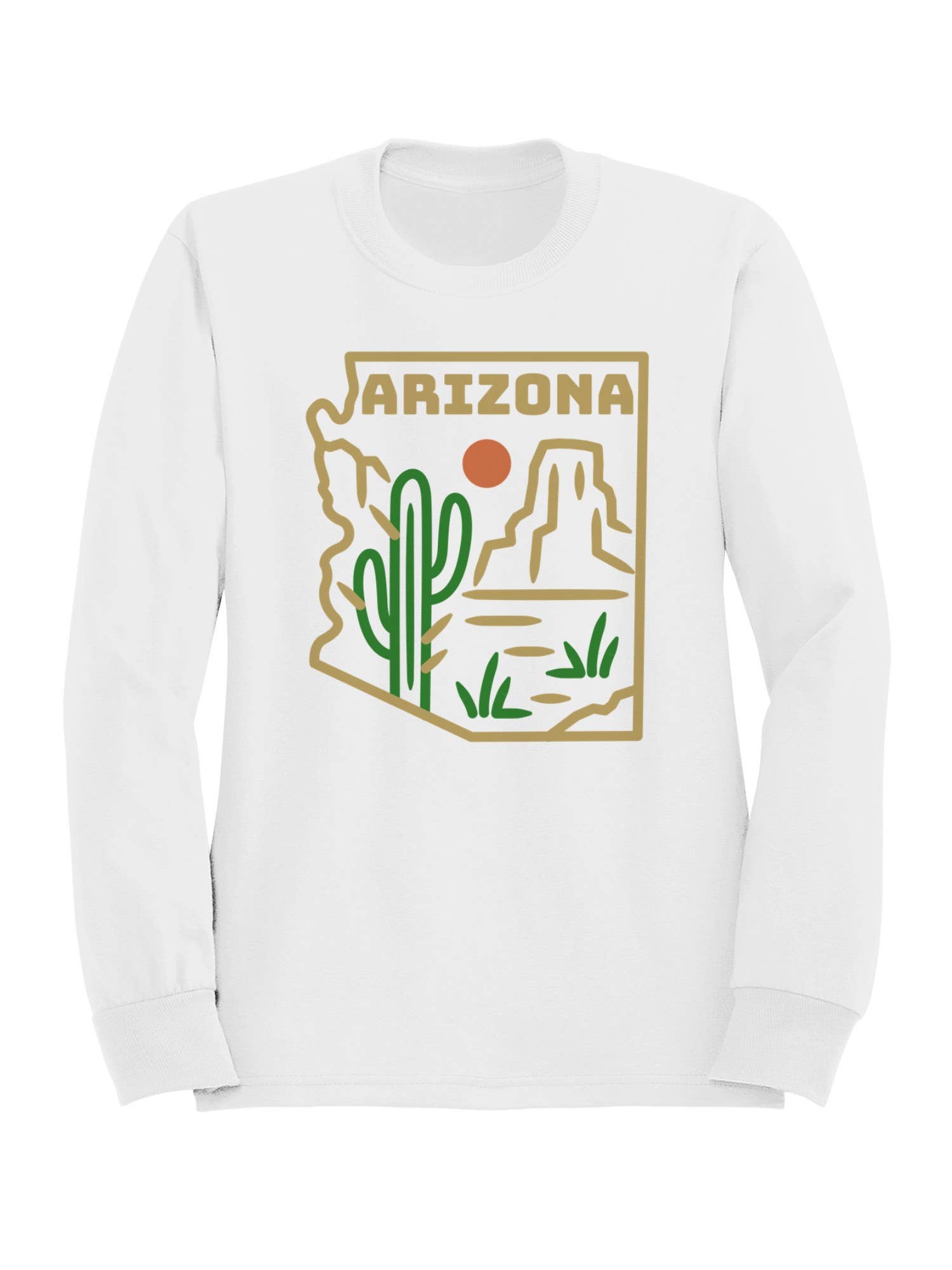 Arizona Desert Art Sticker Men's Sweatshirt T-Shirts, Hoodie | PodTeesHub.com