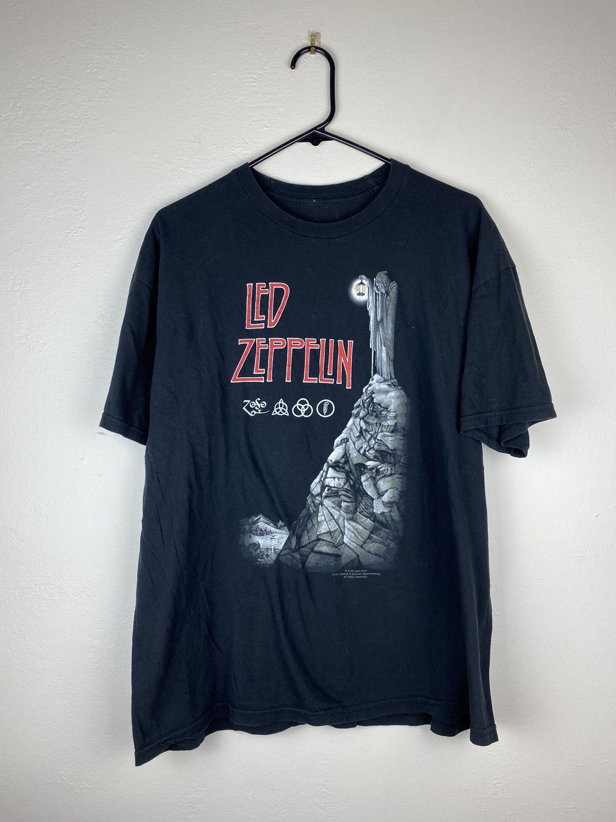 Led Zeppelin X Vintage Led Zeppelin Myth Gem 2008 Bravado Black T Shirt Hoodie, Sweatshirt | PodTeesHub.com