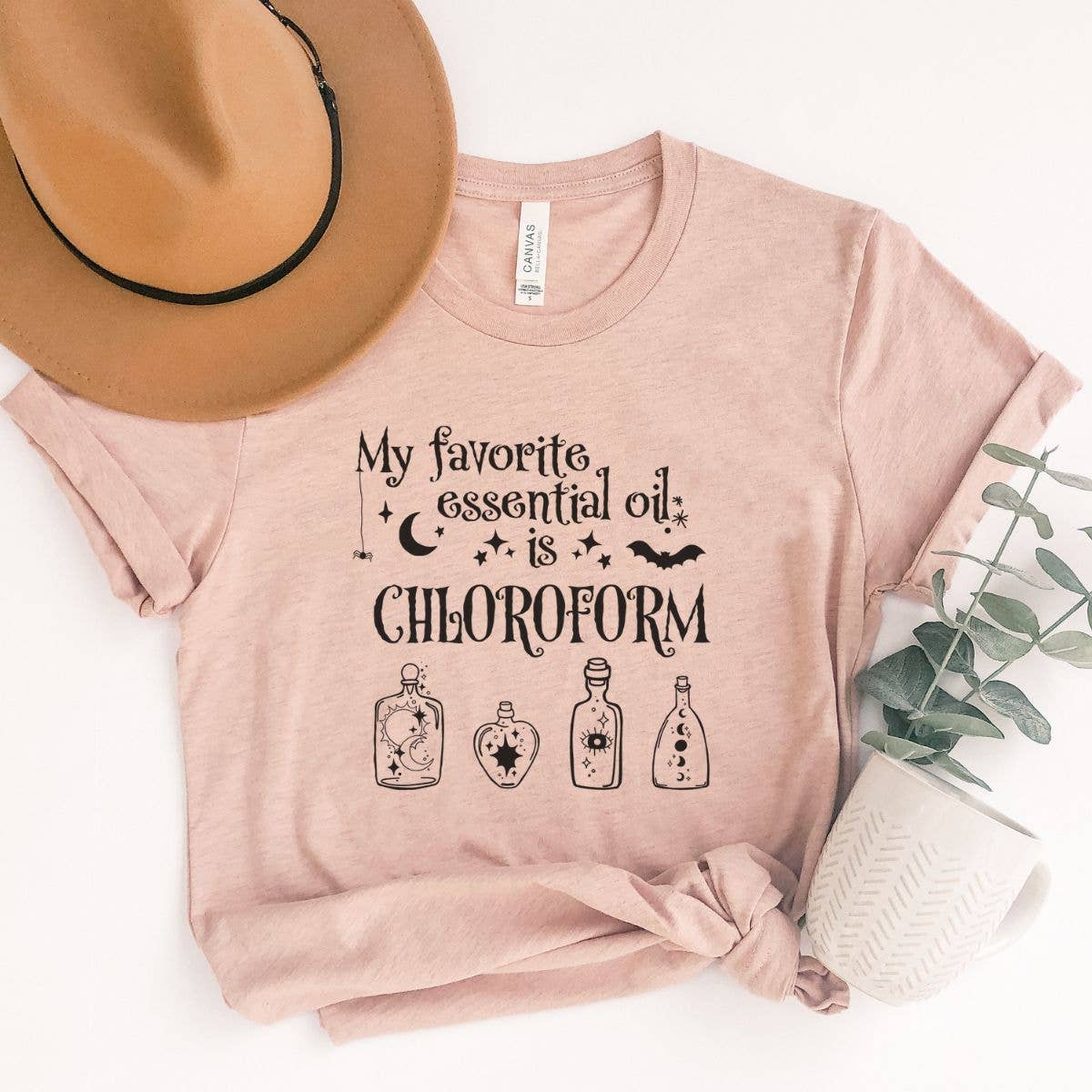 My Favorite Essential Oil Is Chloroform Dark Humor - T-Shirt Hoodie, Sweatshirt | PodTeesHub.com