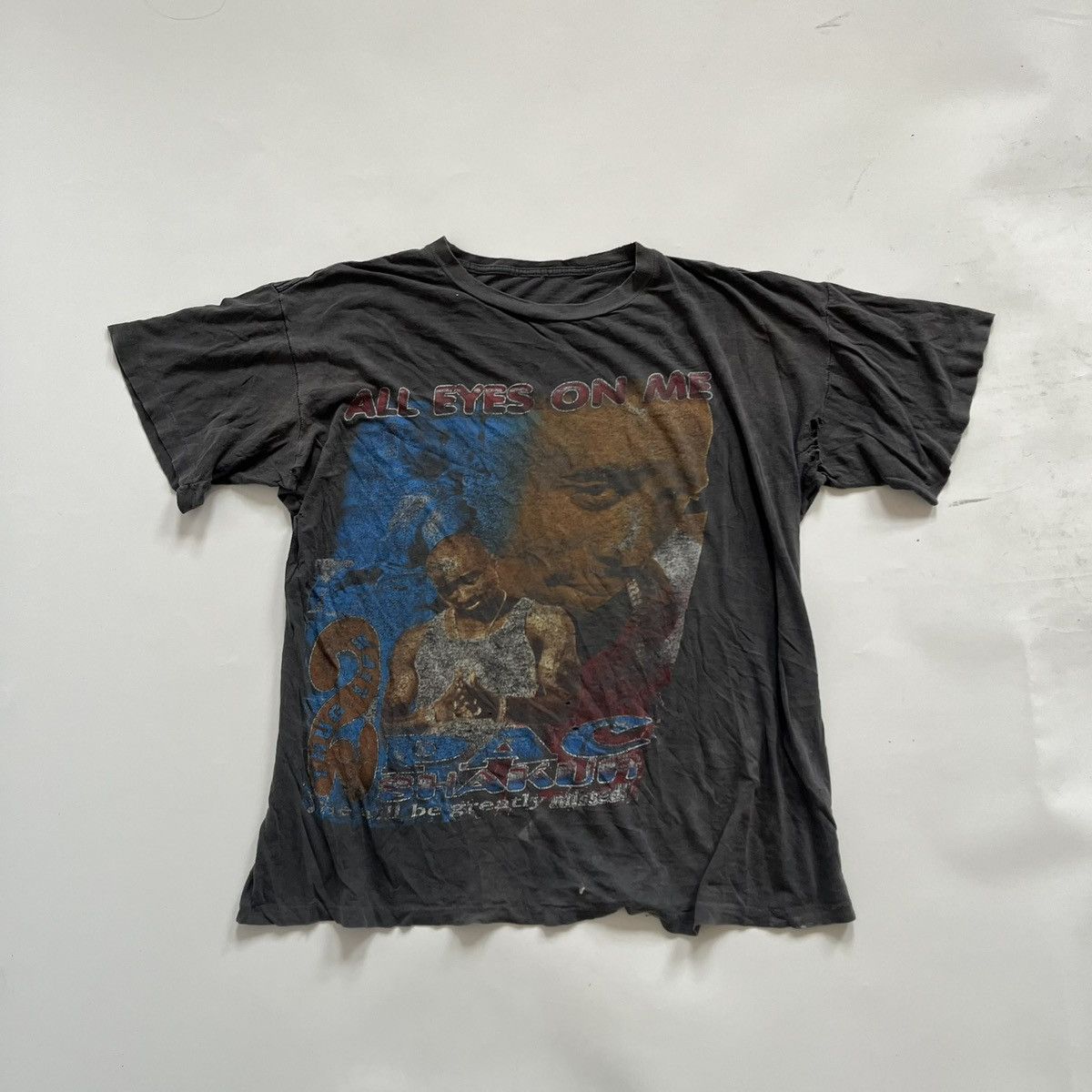 Other 1990s Tupac All Eyes On Me Distressed Tee Hoodie, Sweatshirt | PodTeesHub.com
