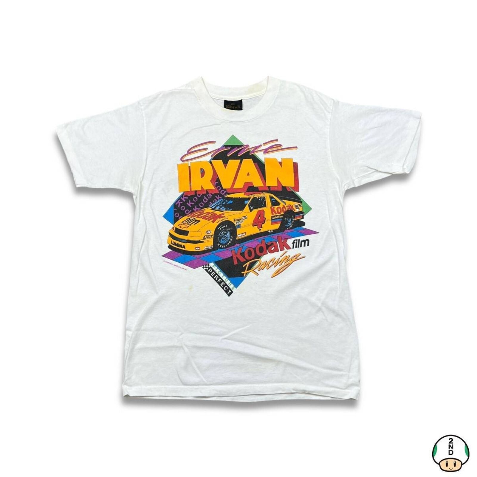 Vintage 90s Ernie Irvan T Shirt Kodak Film Usa Nascar Tee Hoodie, Sweatshirt | PodTeesHub.com
