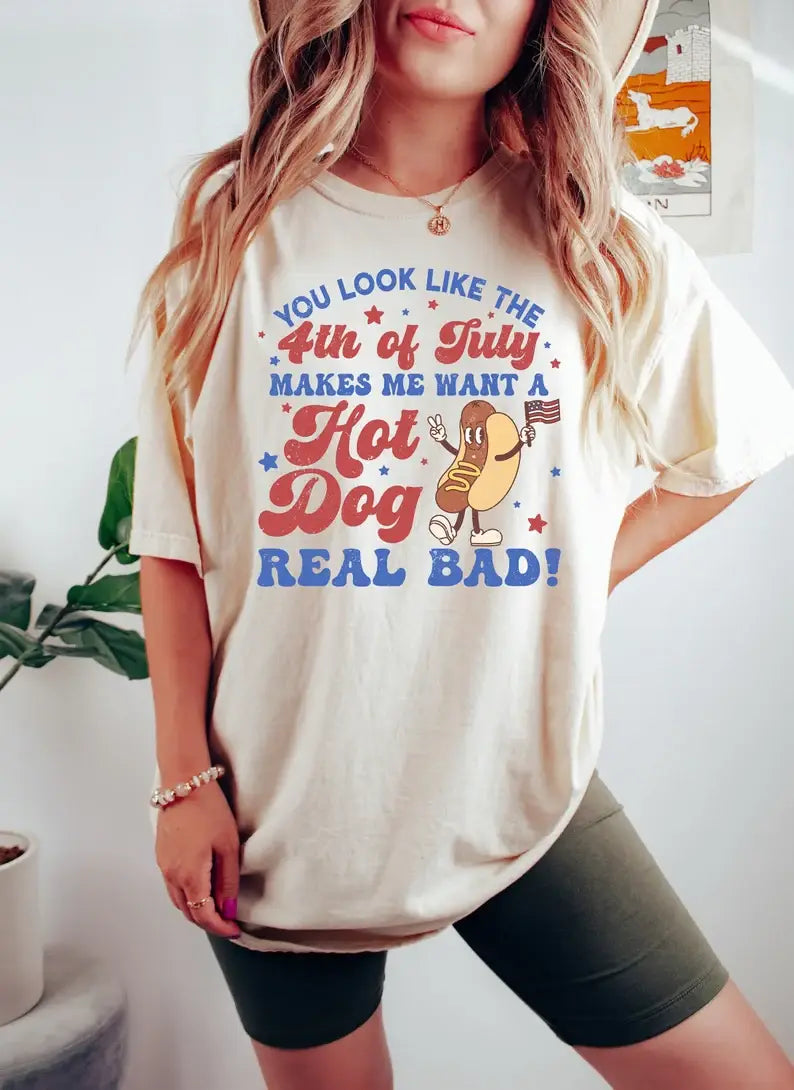 You Look Like the 4th of July T-Shirt Hoodie, Sweatshirt | PodTeesHub.com