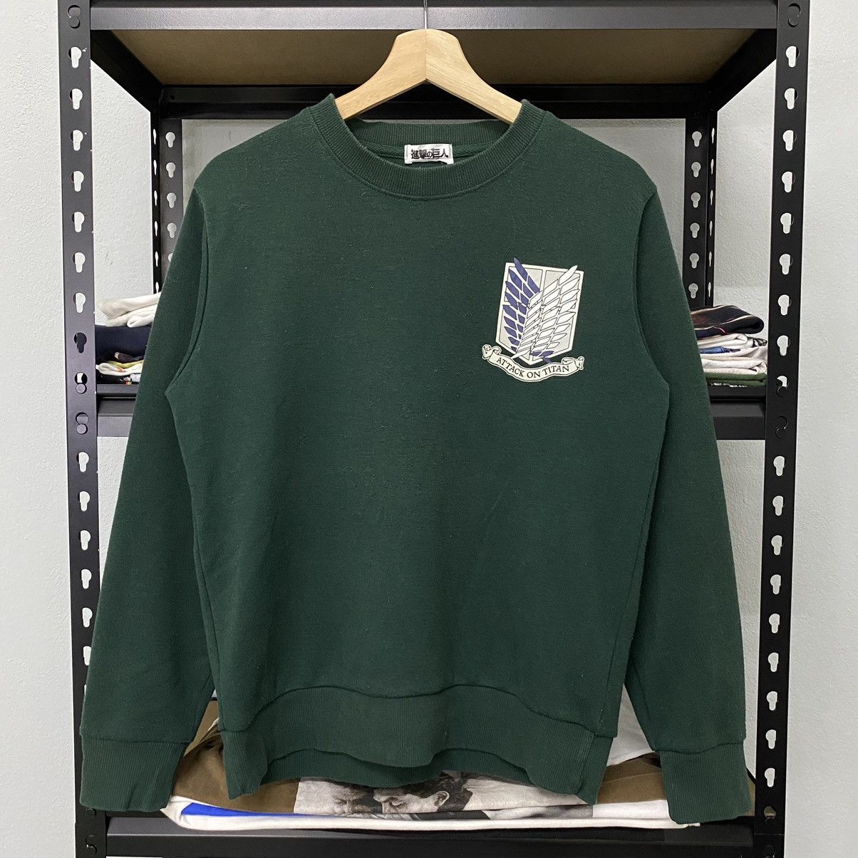 Japanese Brand X Vintage Sweatshirt Attack On Titan Anime T-Shirts, Hoodie | PodTeesHub.com