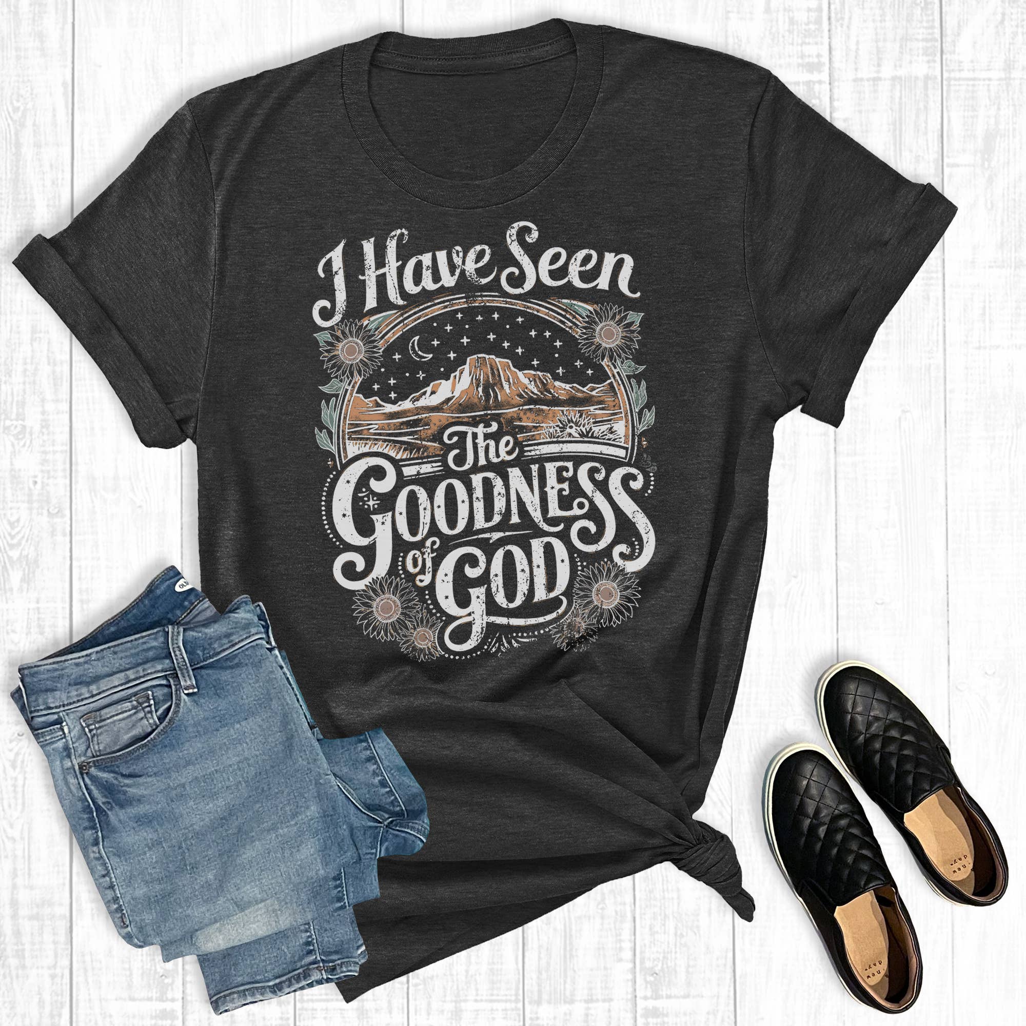Faith I Have Seen the Goodness of God Graphic Tee Hoodie, Sweatshirt | PodTeesHub.com