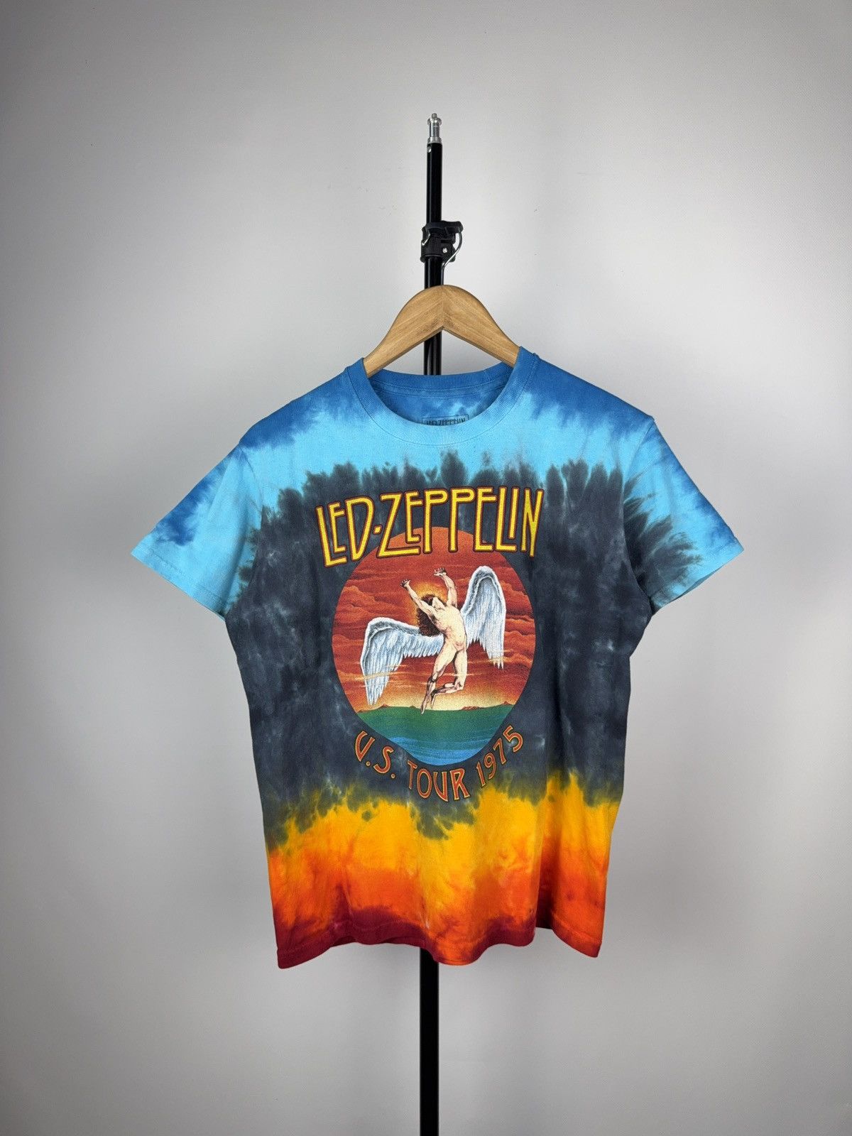 Zeppelin Led Zeppelin T Shirt Us Tour Graphic Band Short Sleeve Tee Hoodie, Sweatshirt | PodTeesHub.com