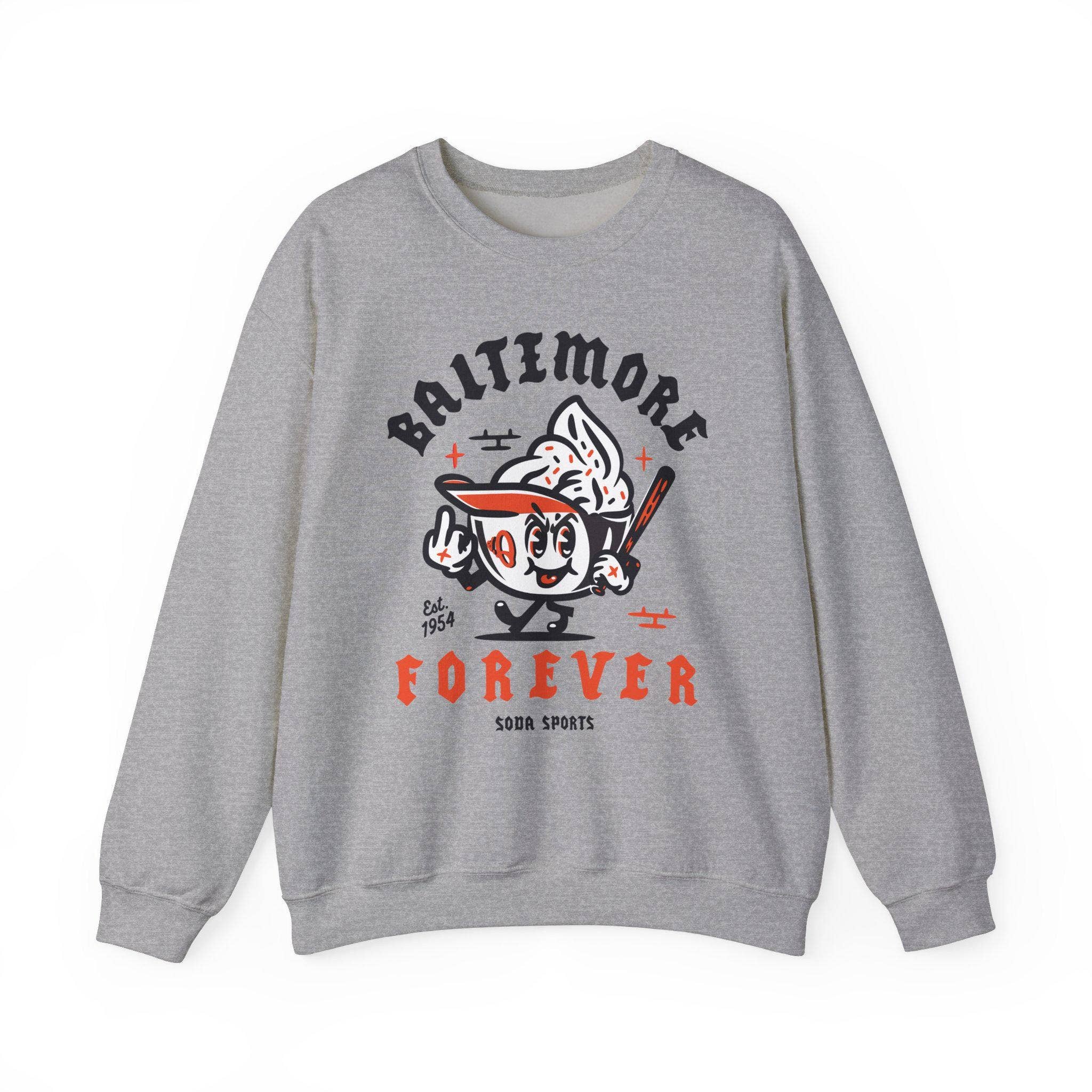 Baltimore Orioles Mlb Crewneck Jumper Sweatshirt T-Shirts, Hoodie | PodTeesHub.com